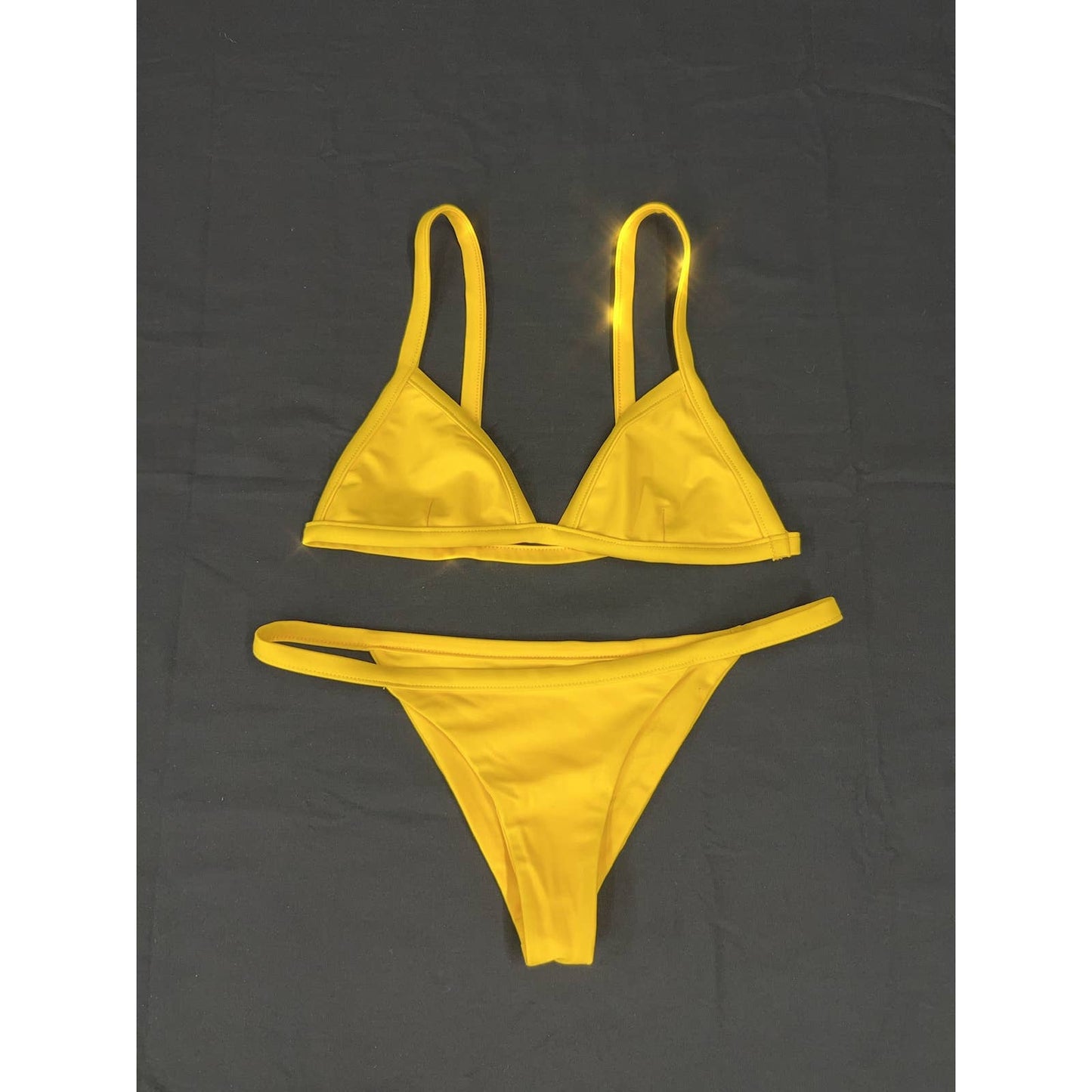Wild Fox yellow Woman’s Small top + small bottom bundle.
