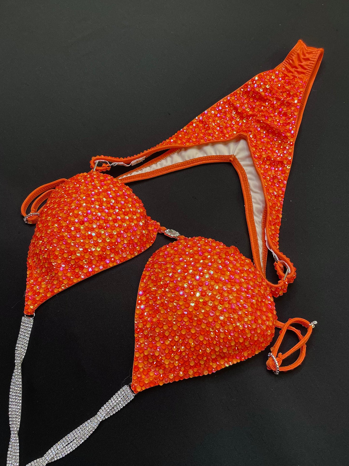 NEON ORANGE Wellness suit (TN845)