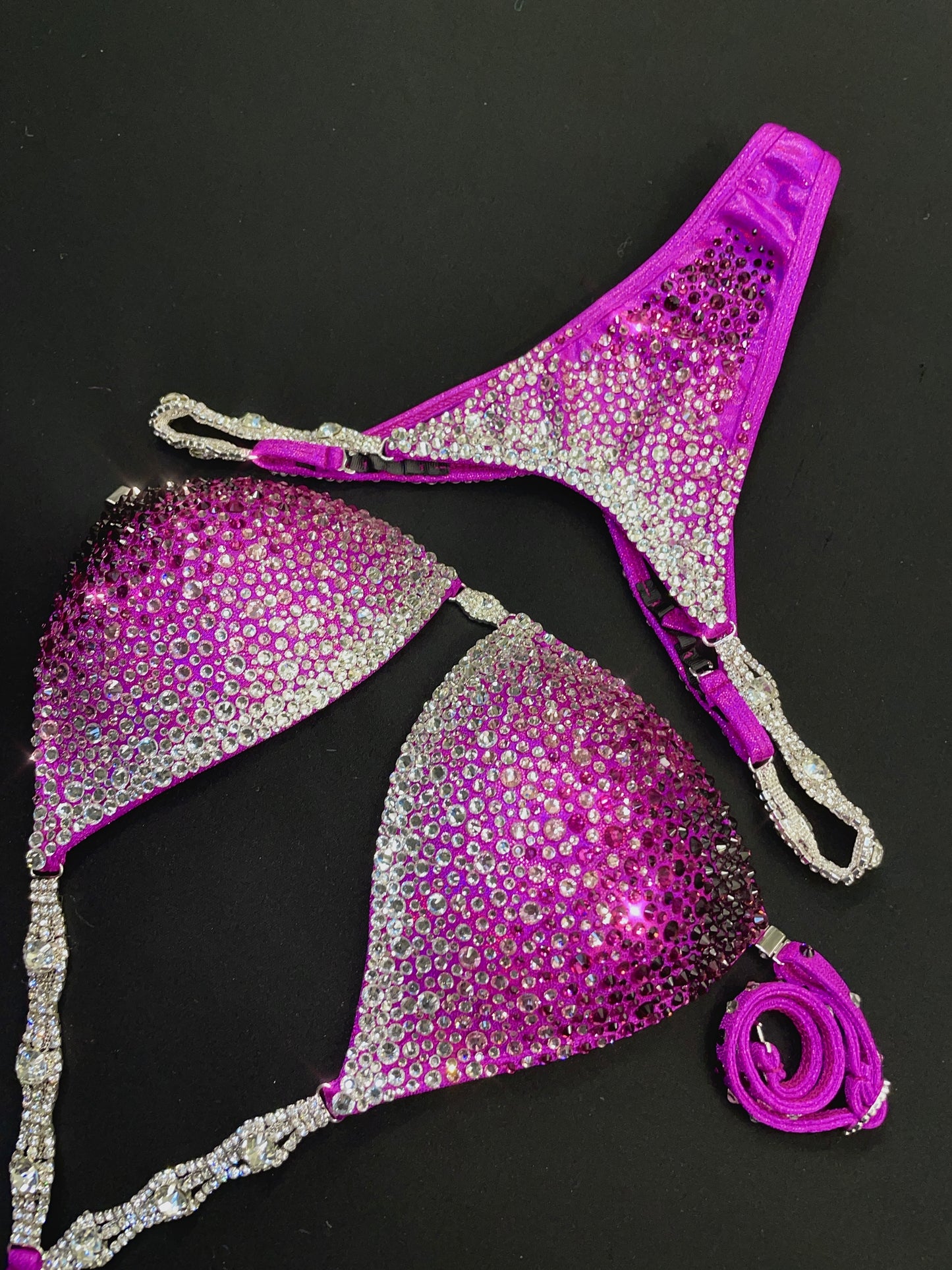 Magenta ombré bikini (TN475)