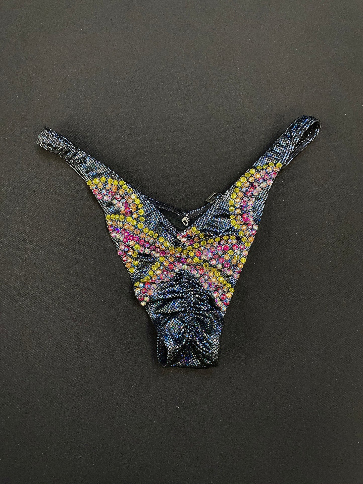 Black Multicolored figure suit (TN444)