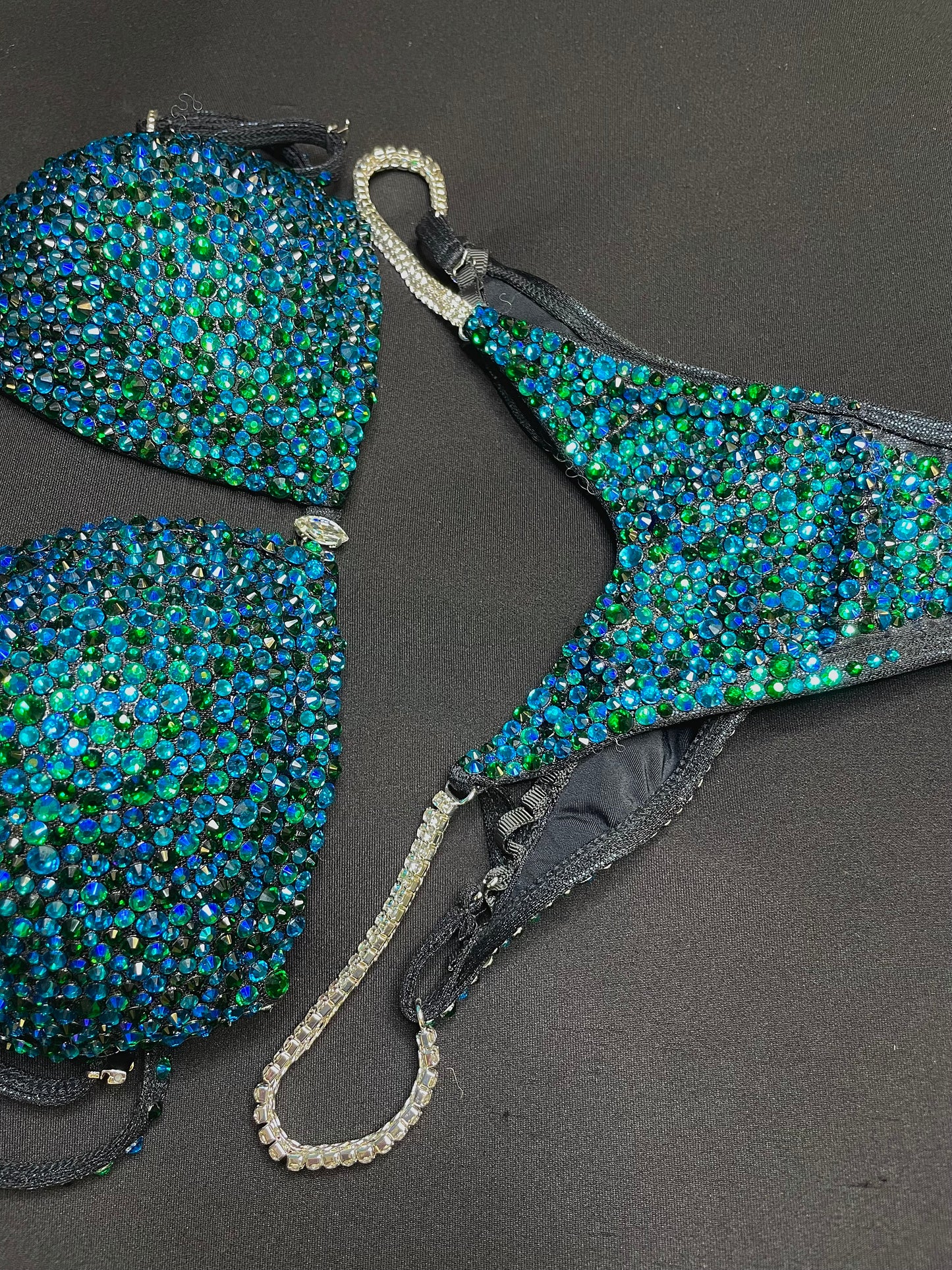Teal/green Bikini suit (TN799)