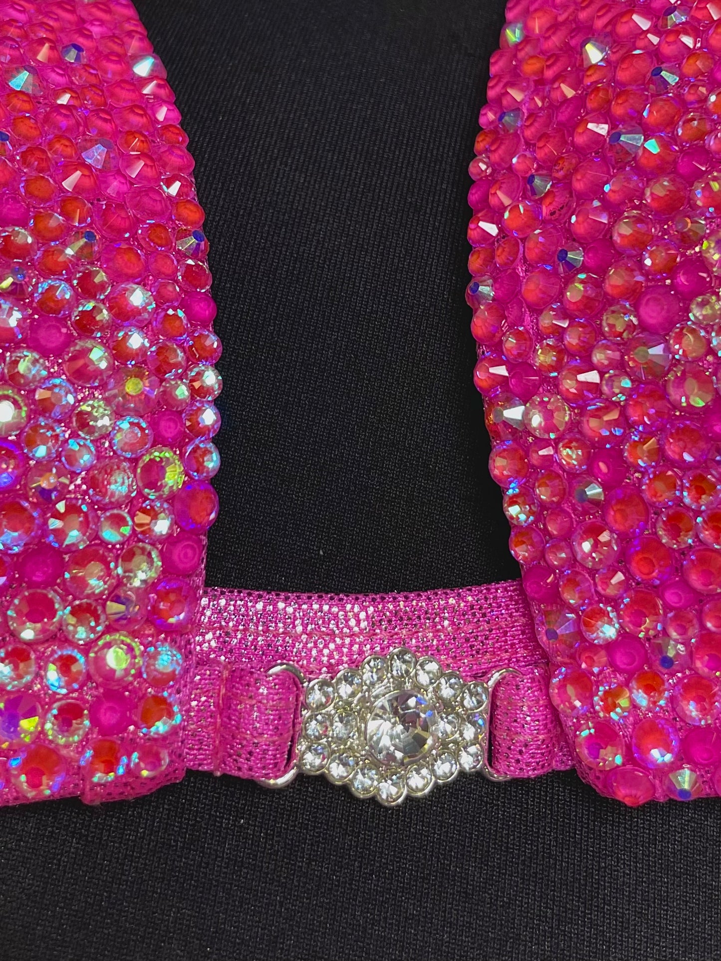 Neon hot pink suit (TN866)