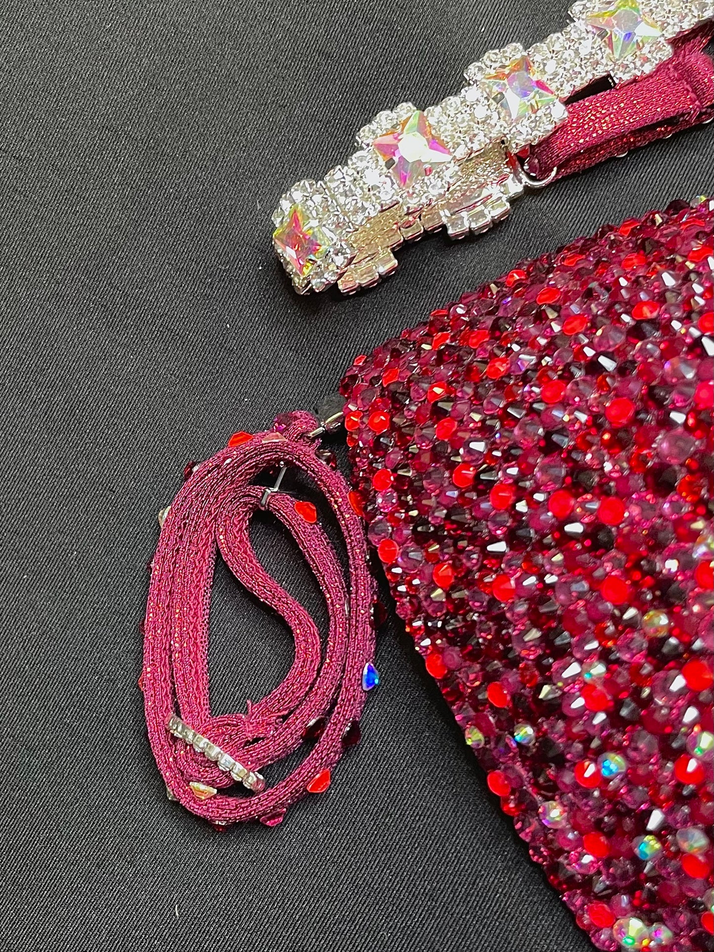 Raspberry Red bikini suit (TN955)