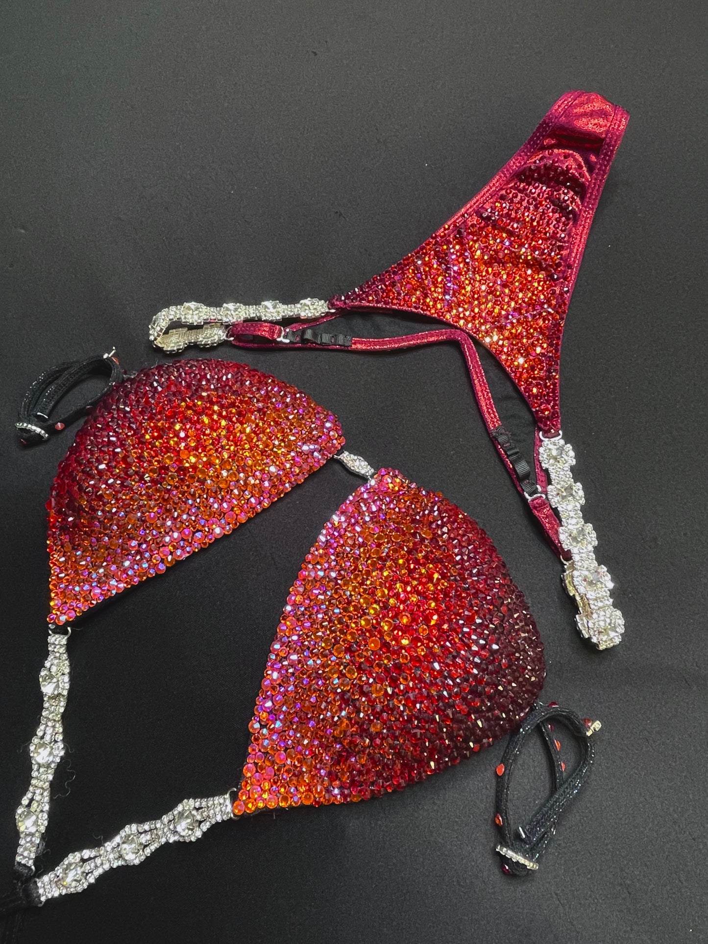Orange red bikini