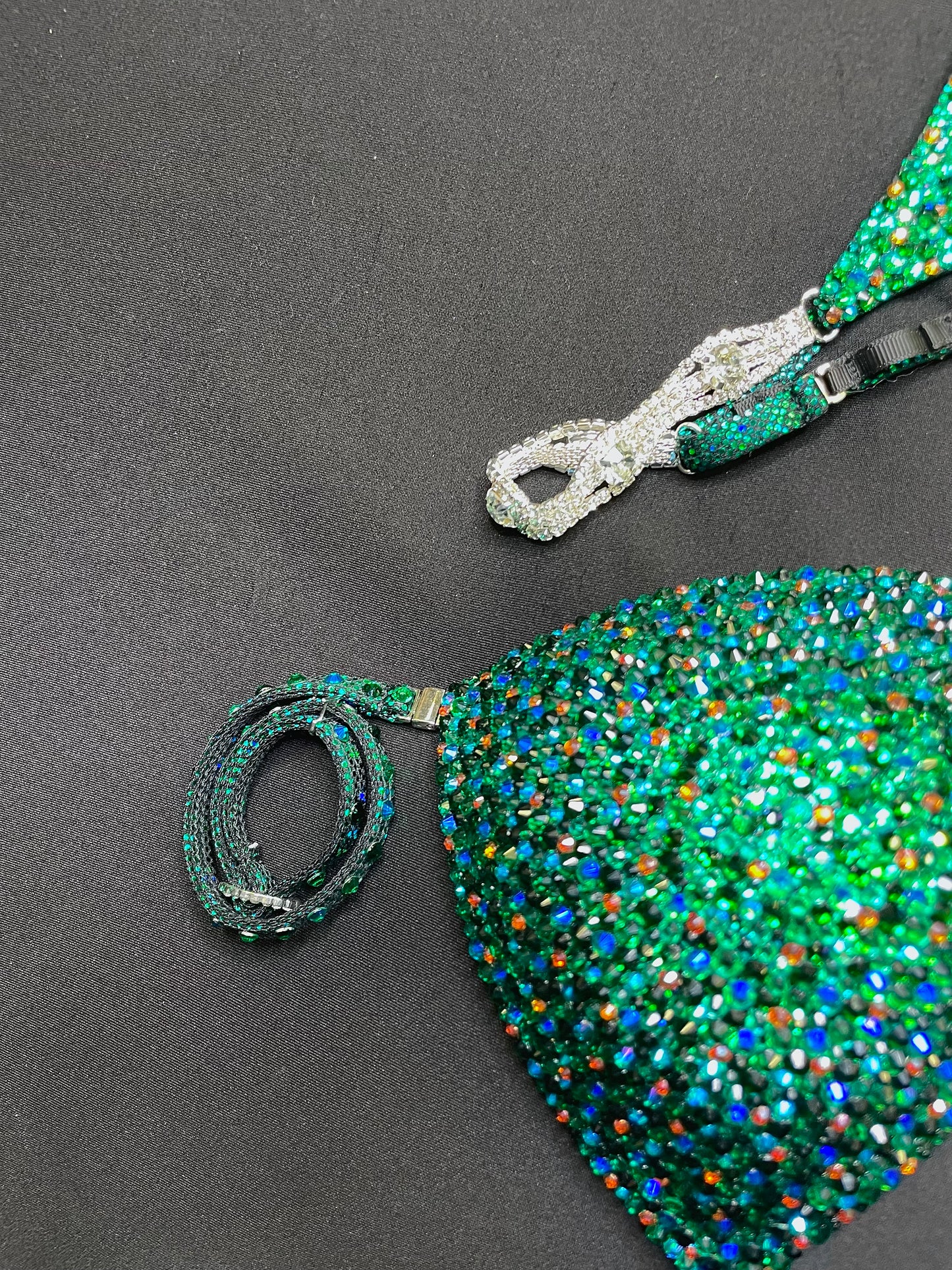 Green multicolor bikini suit (TN444)