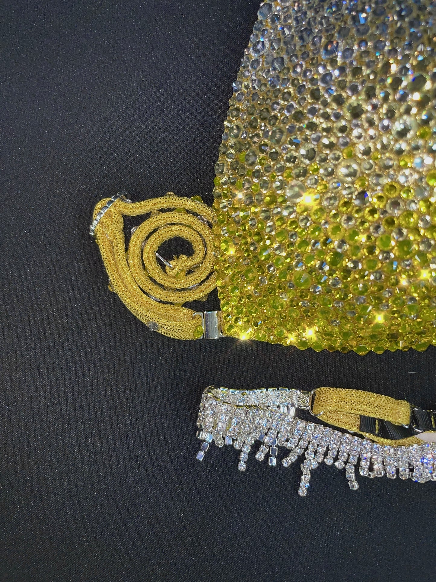 Yellow Ombré Crystal Bikini (TN222)
