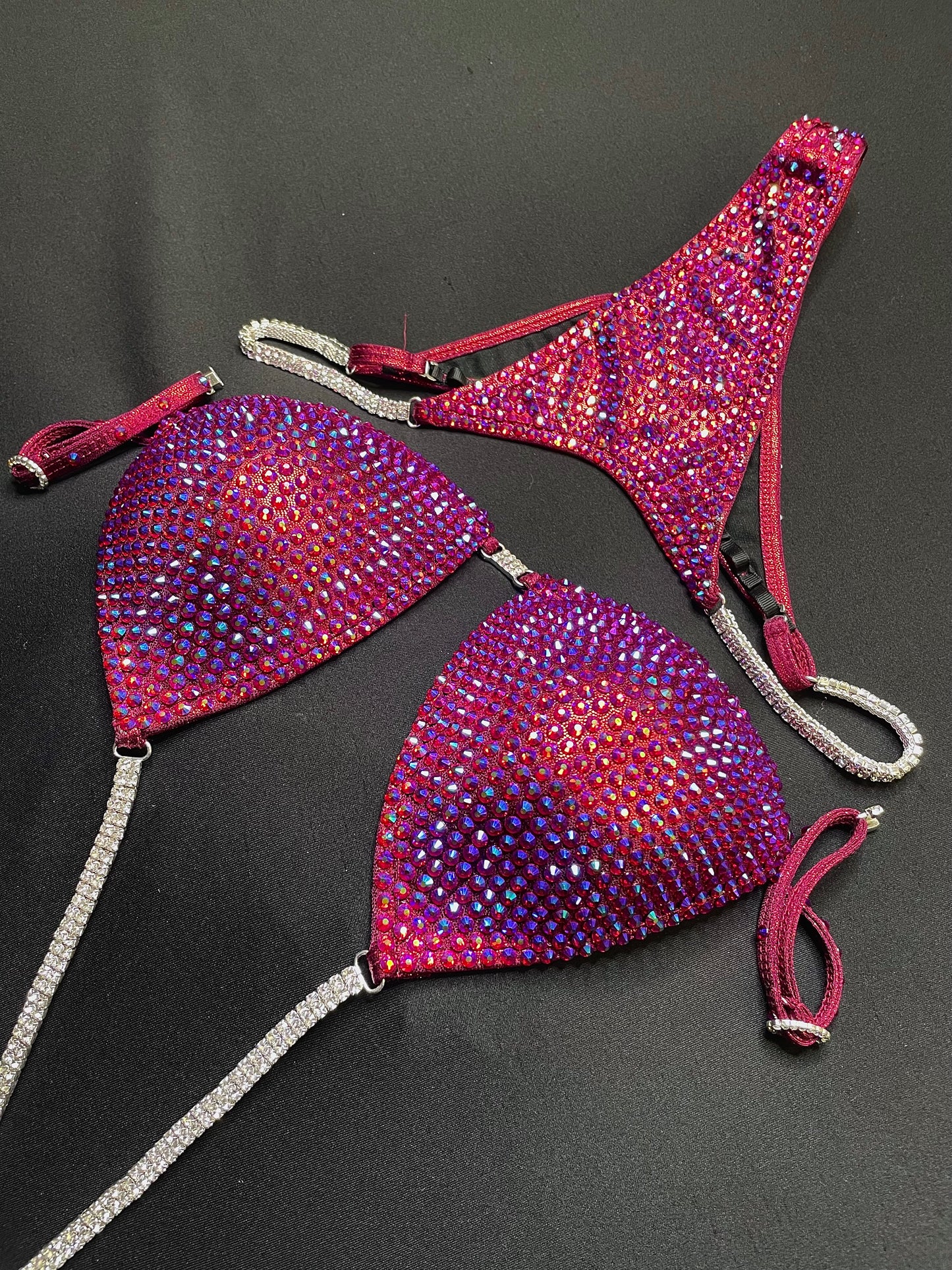 Ruby Red AB Siam Bikini (TN281)