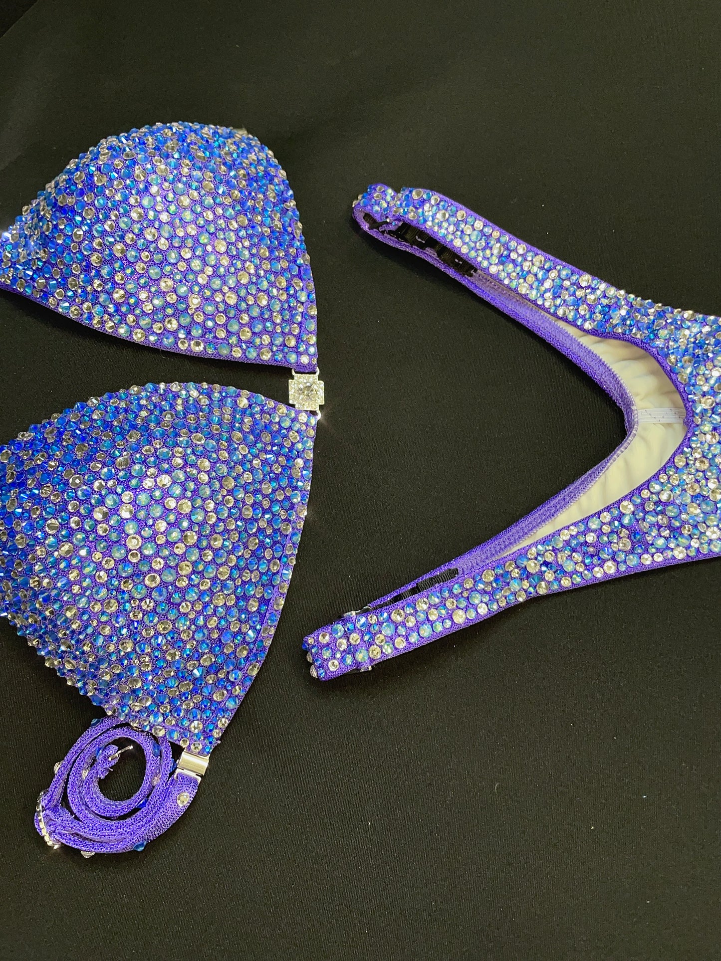 Blue Lavender bikini suit (TN713)