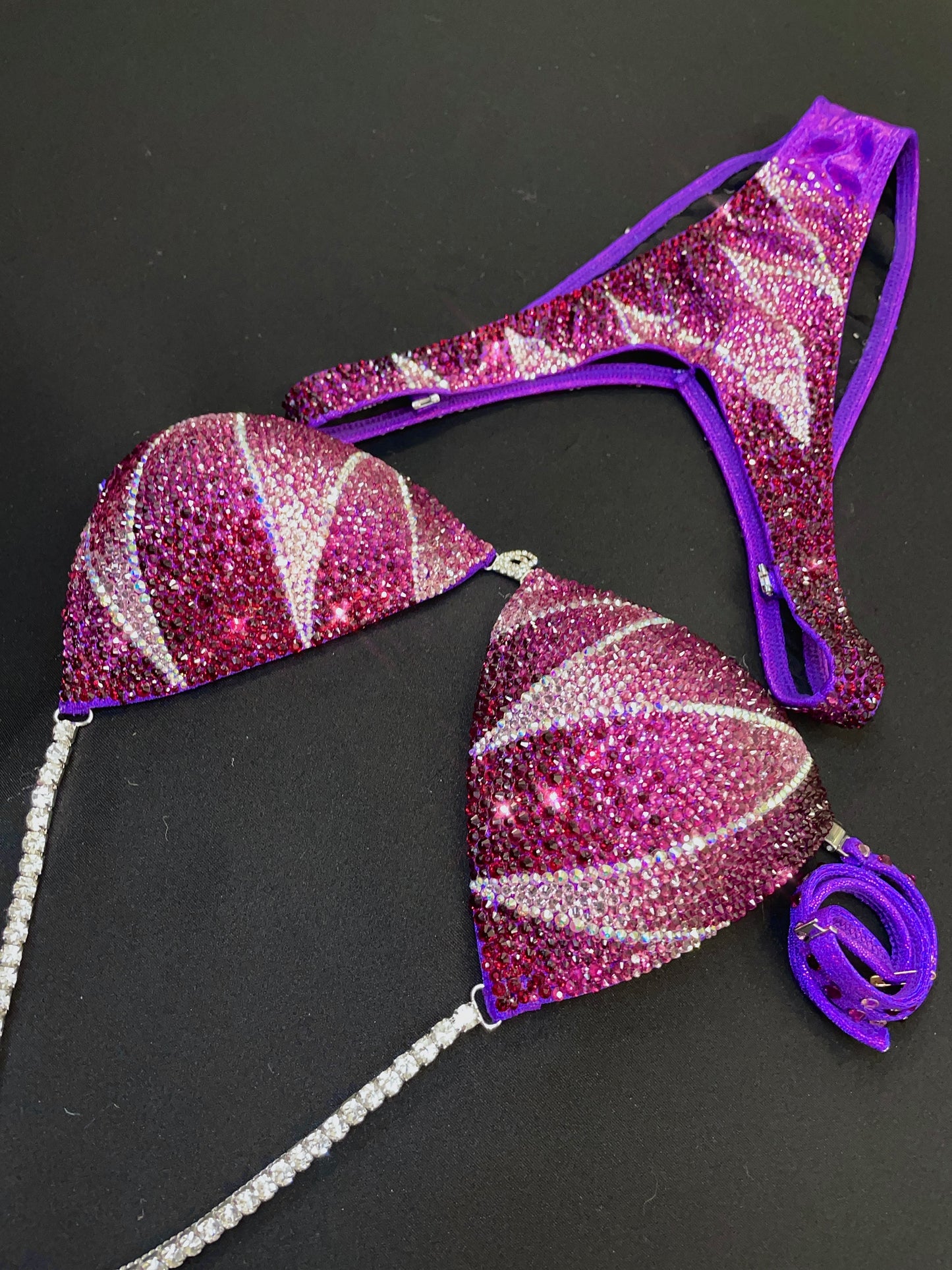 Purple Ombre Figure Suit (TN078)