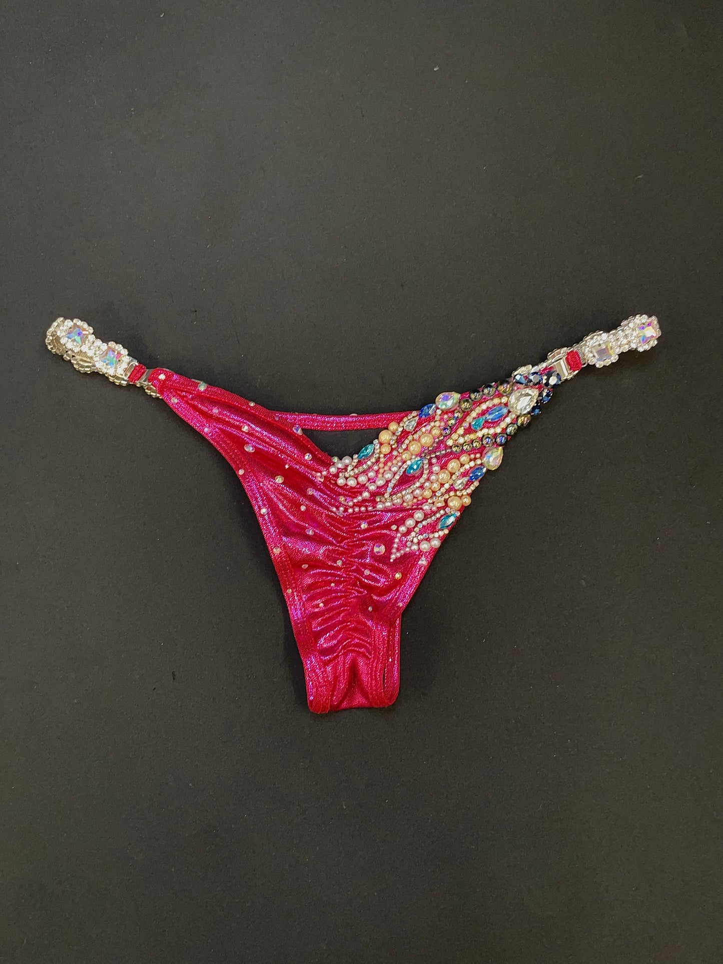 Magenta Bikini Suit MIX of stones (TN489)