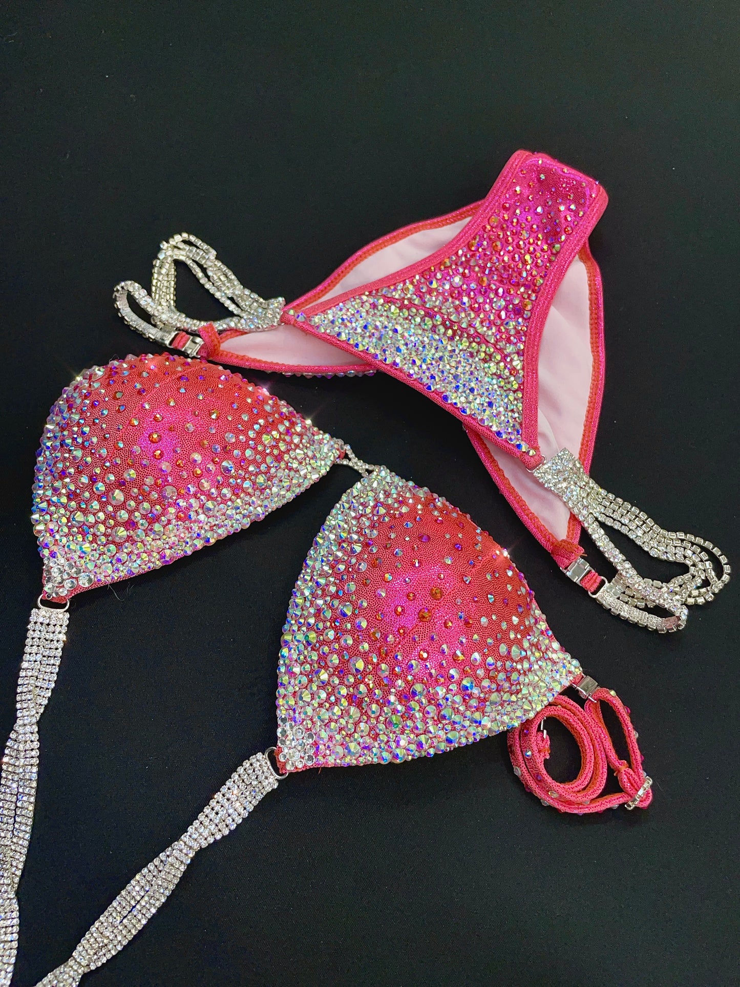 Coral Orange AB Bikini suit (TN425)
