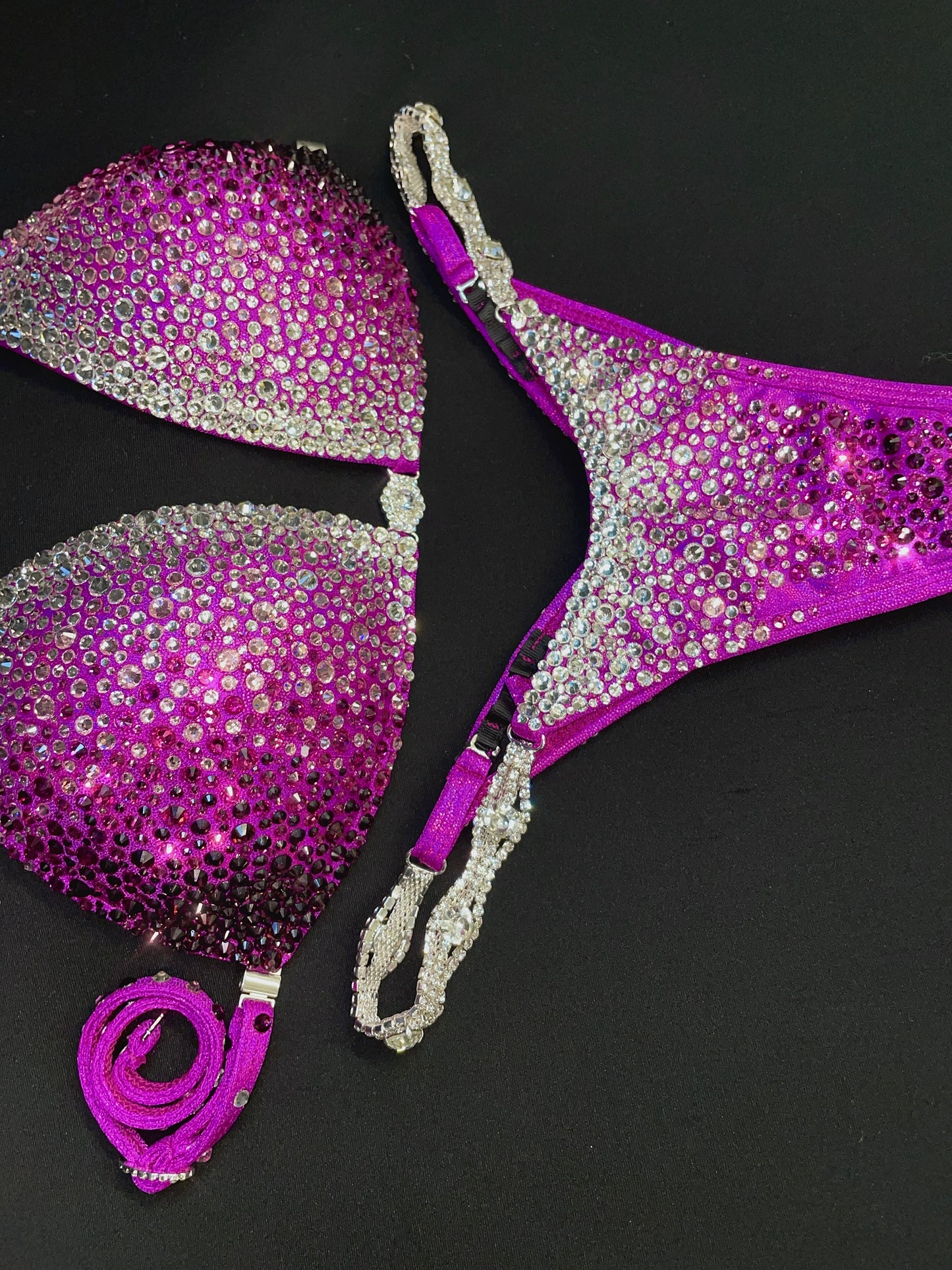 Magenta ombré bikini (TN475)