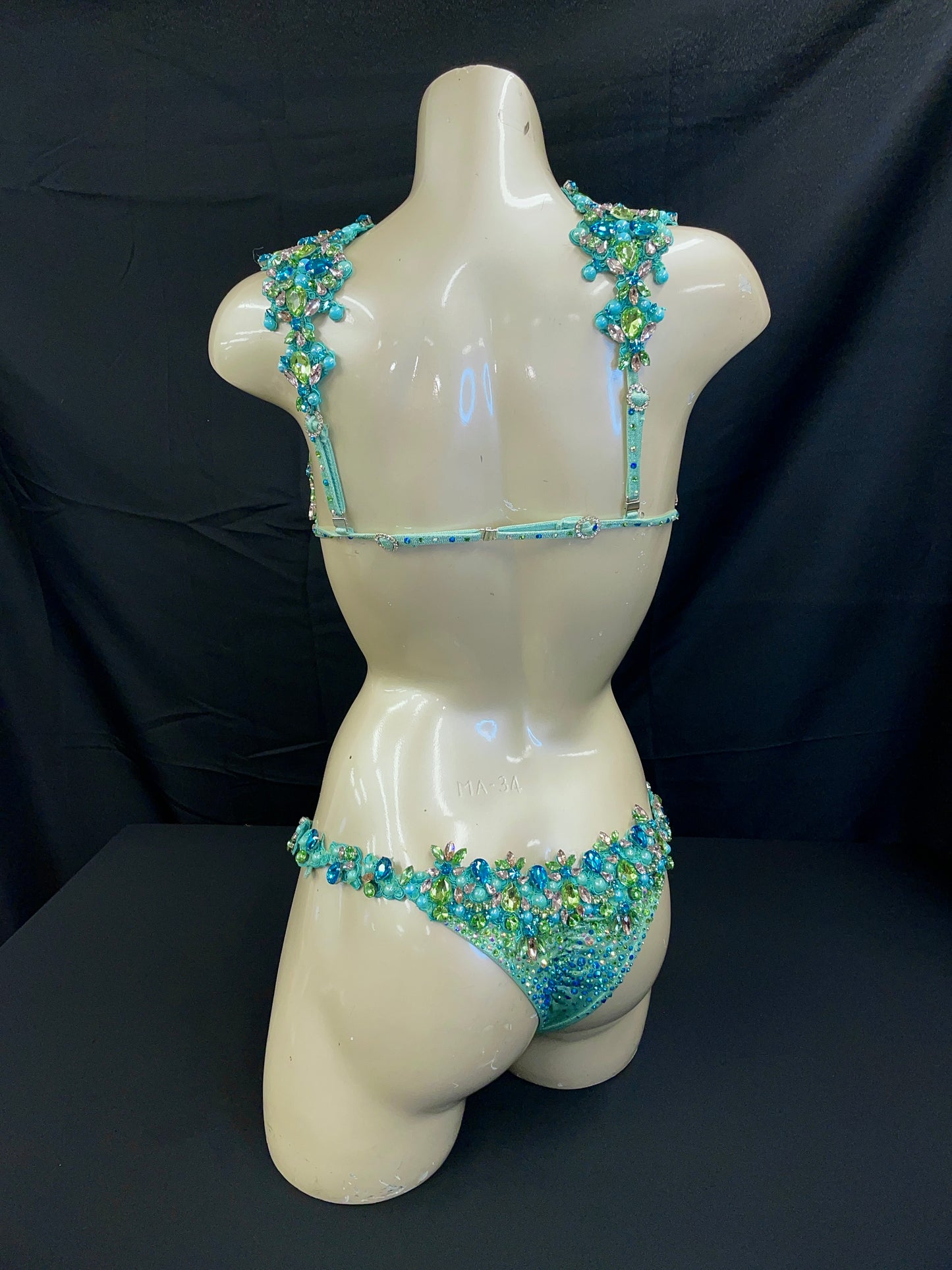 DIVA/WBFF Turquoise Suit (TN444)