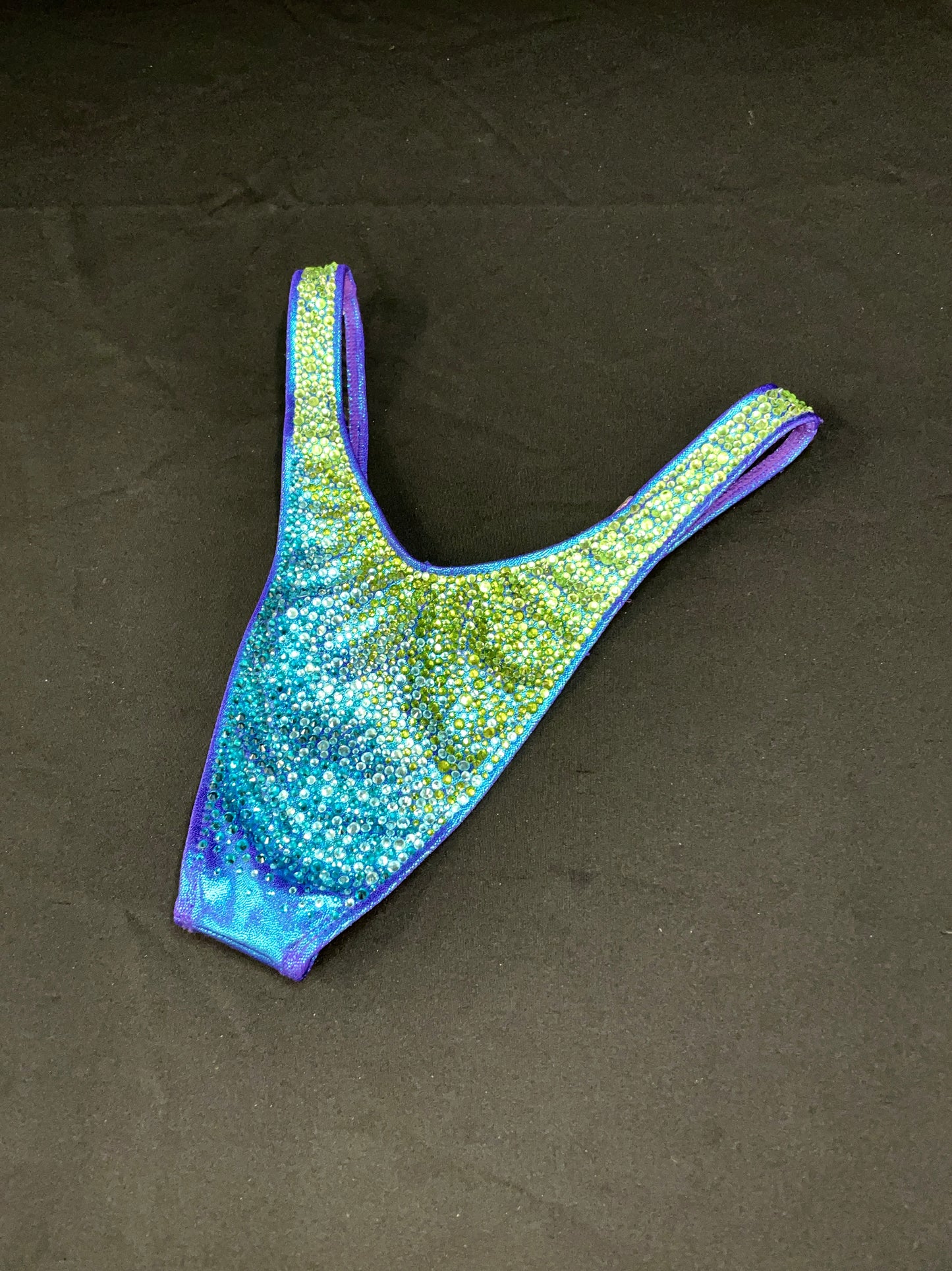 Green Blue Ombré Figure Suit (TN443)