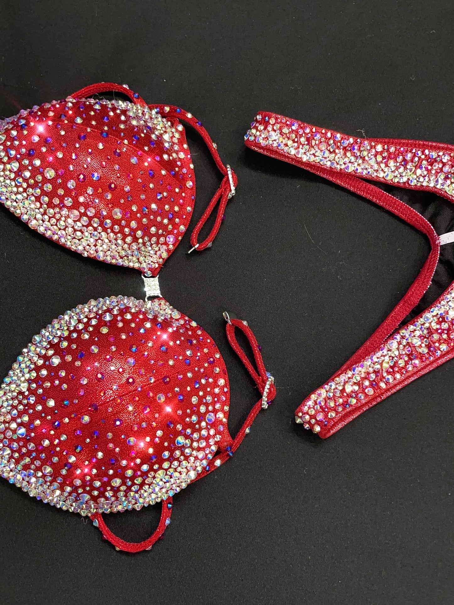 Red bikini Underwire top (TN460)