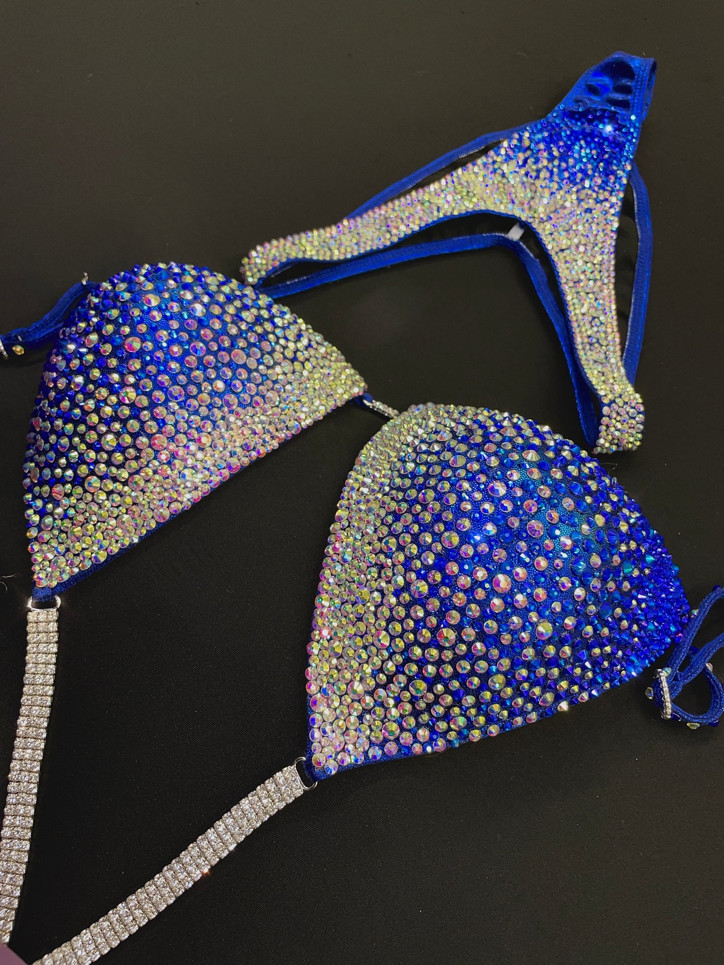 Midnight Blue Ombré Wellness suit (TN478)