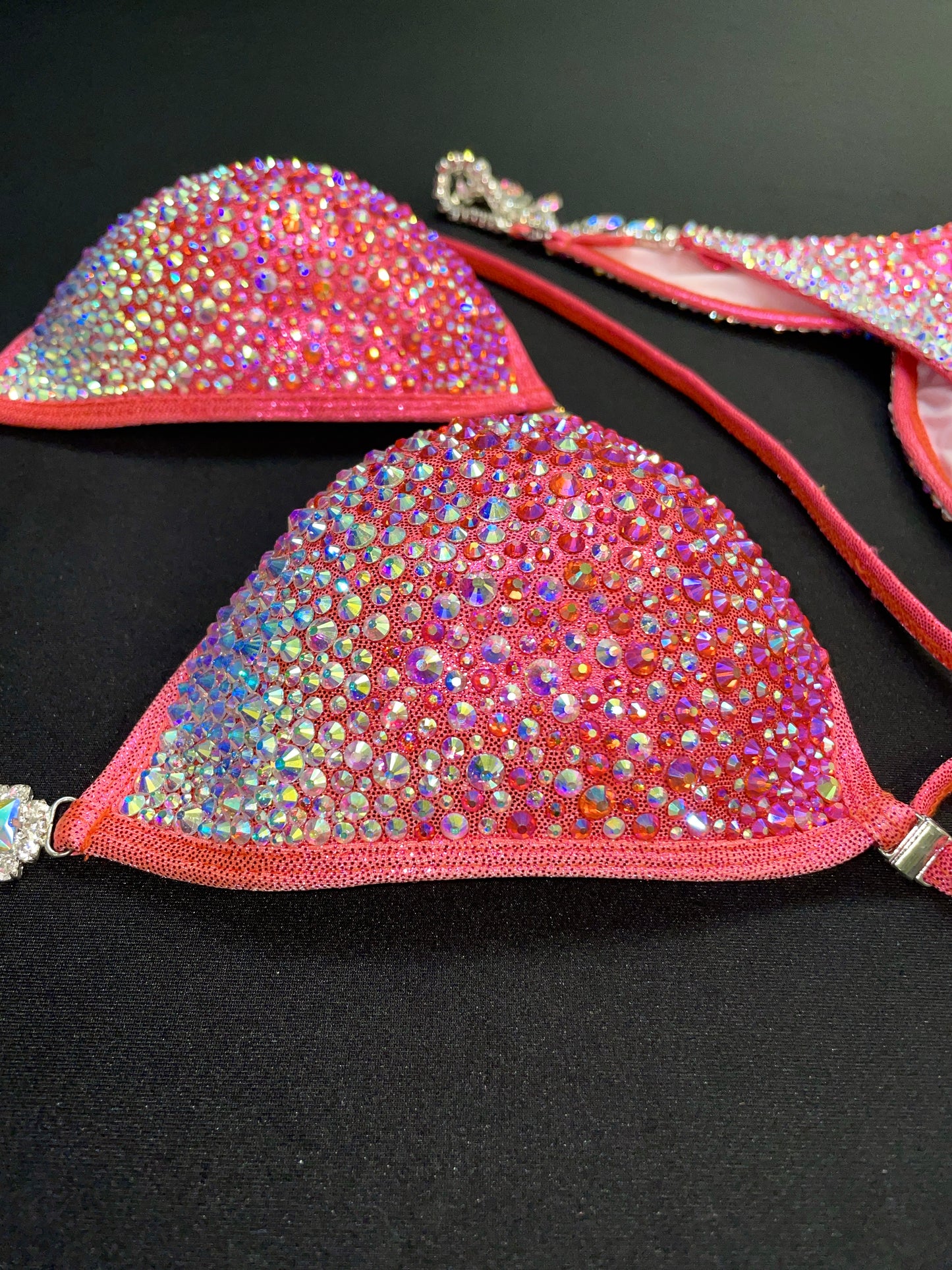 AB crystal Coral Bikini (TN052)