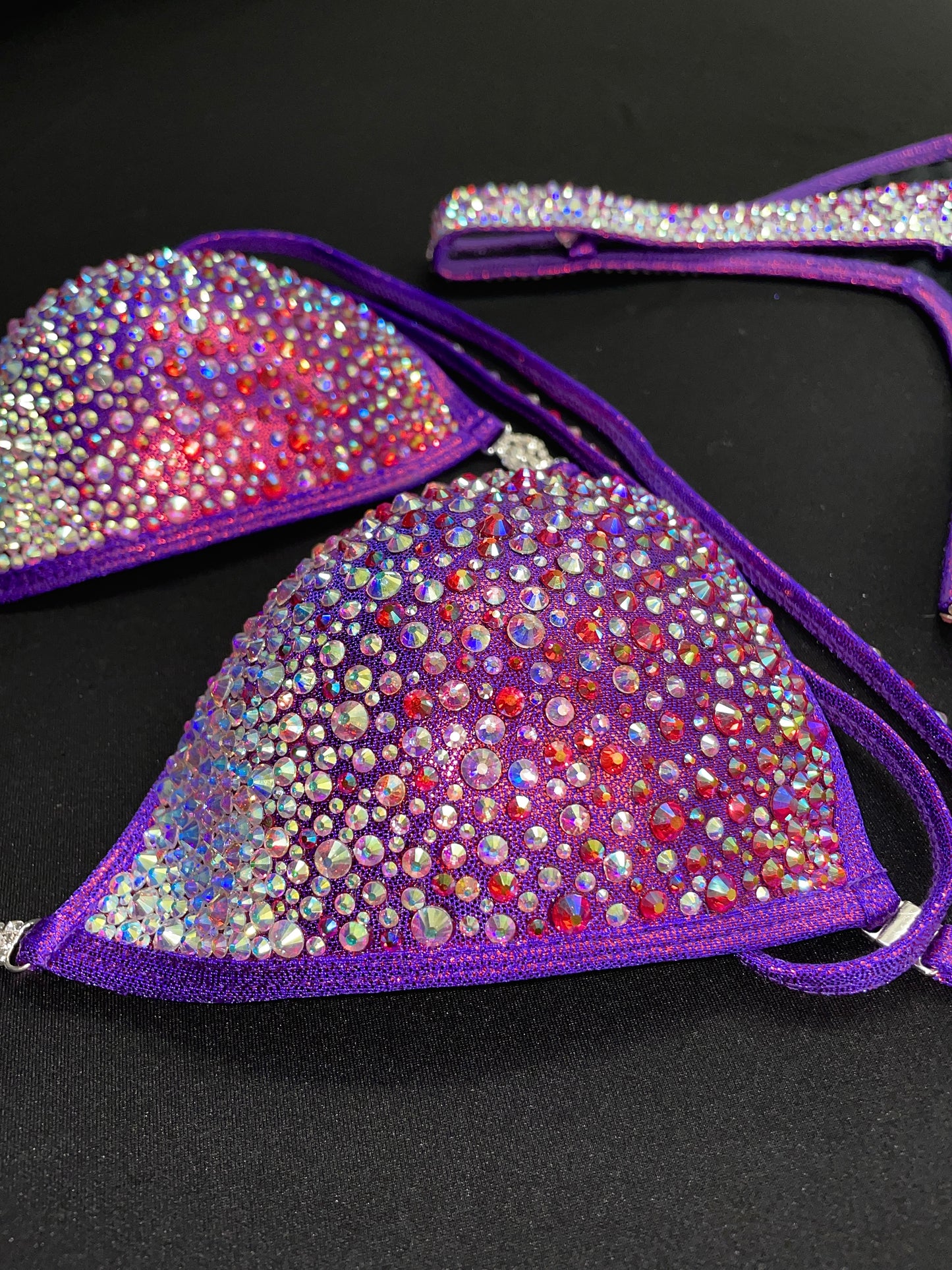 Purple/Pink bikini MIX of stones (TN159)