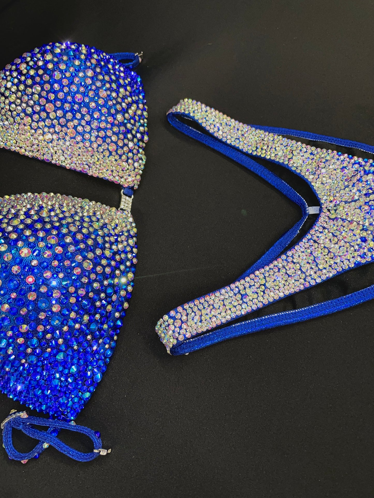 Midnight Blue Ombré Wellness suit (TN478)