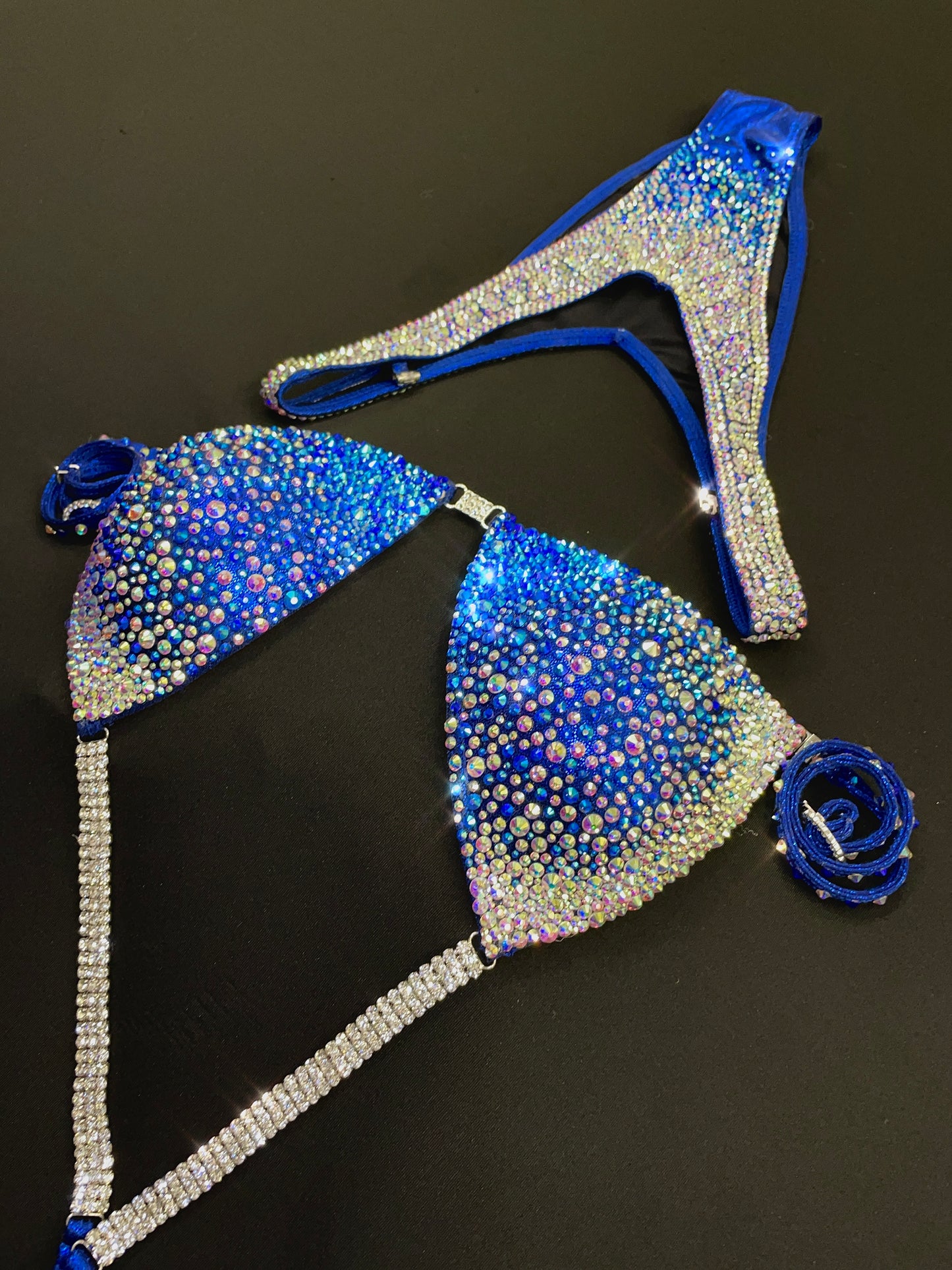 Blue Ombré Figure Suit (TN478)