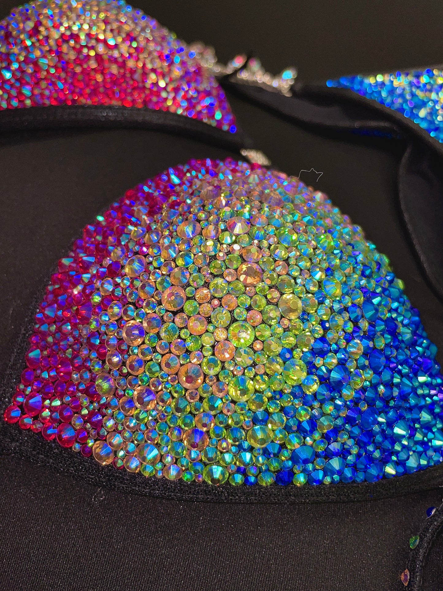 Black Bikini Suit with ombré effect (TN488)