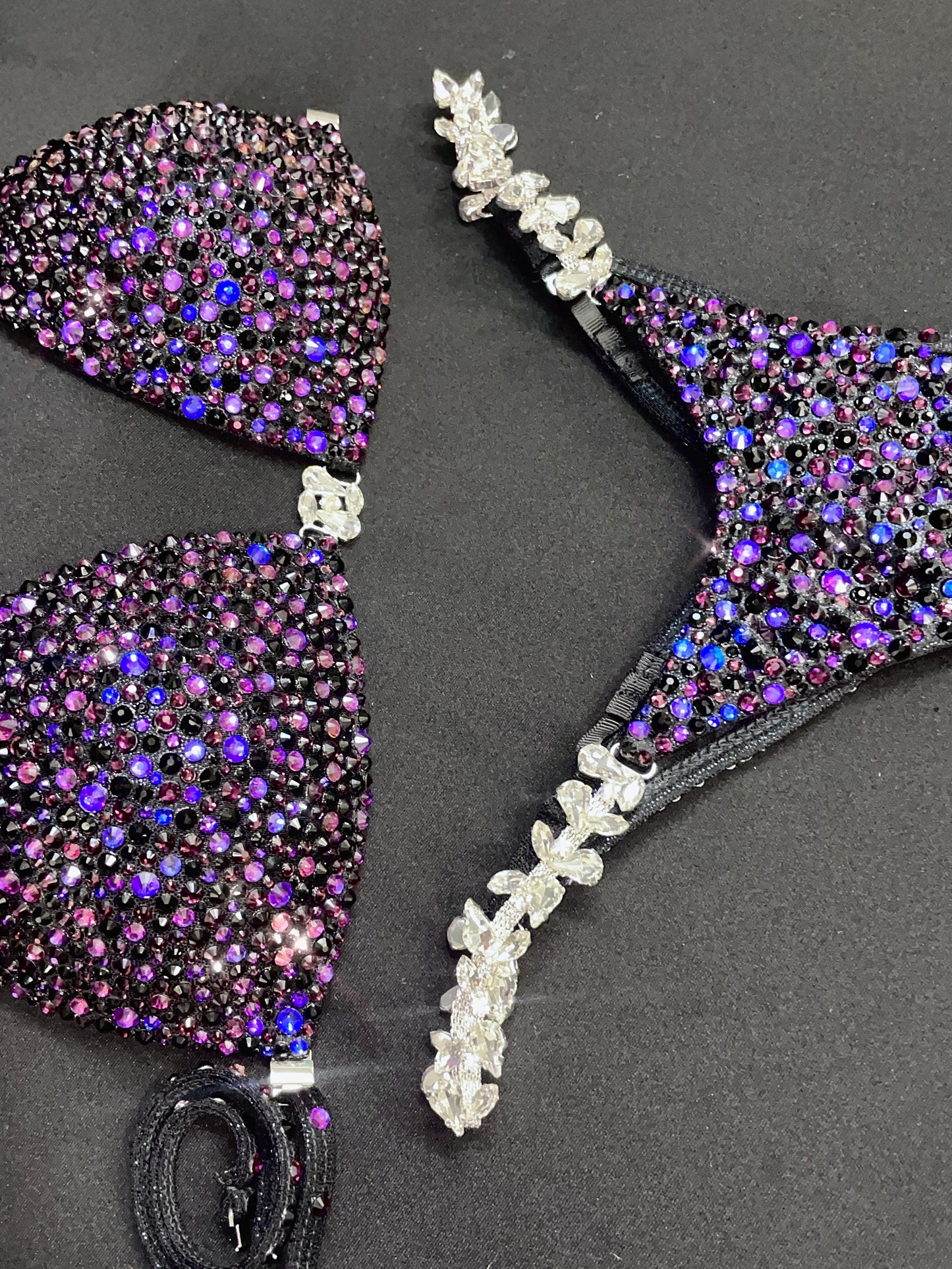 Black Fabric Bikini (TN805)
