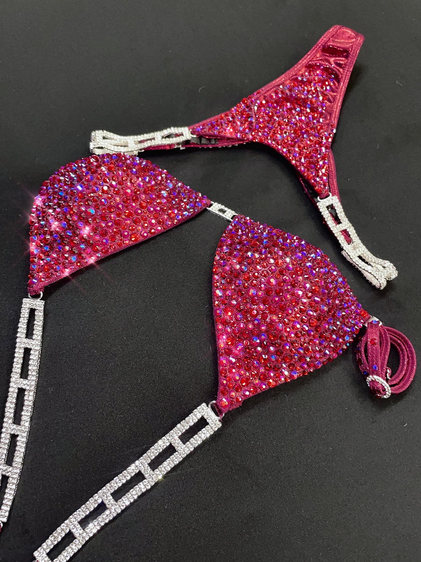 Burgundy Bikini suit (TN201)