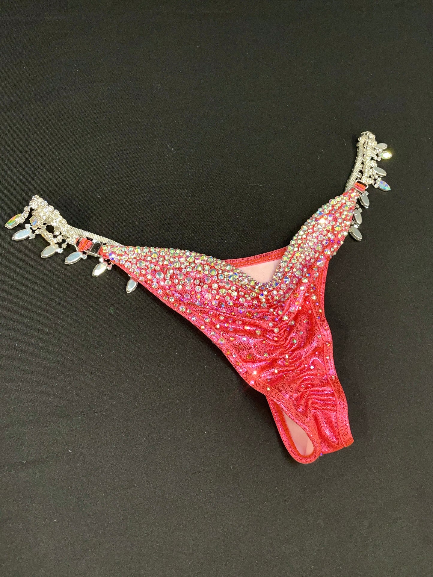 AB crystal Coral Bikini (TN052)