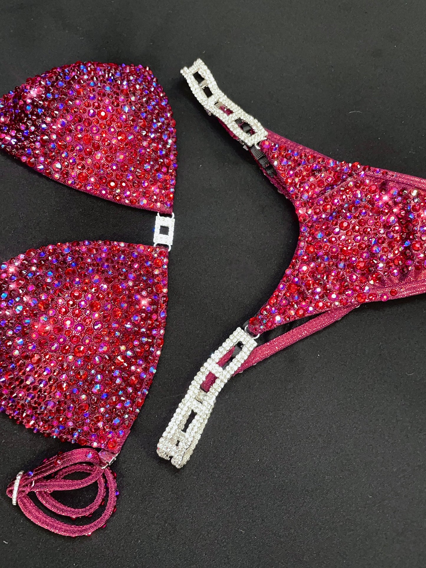 Burgundy Bikini suit (TN201)