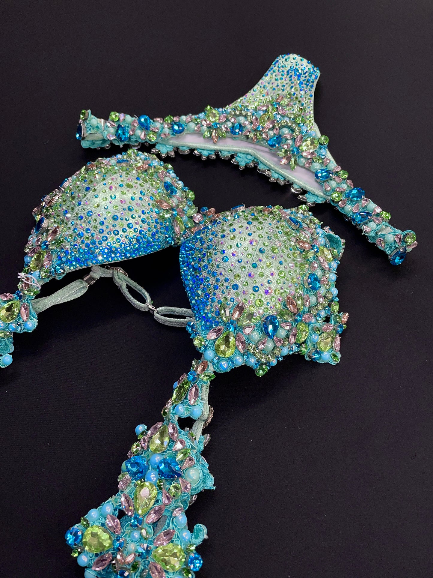 DIVA/WBFF Turquoise Suit (TN444)
