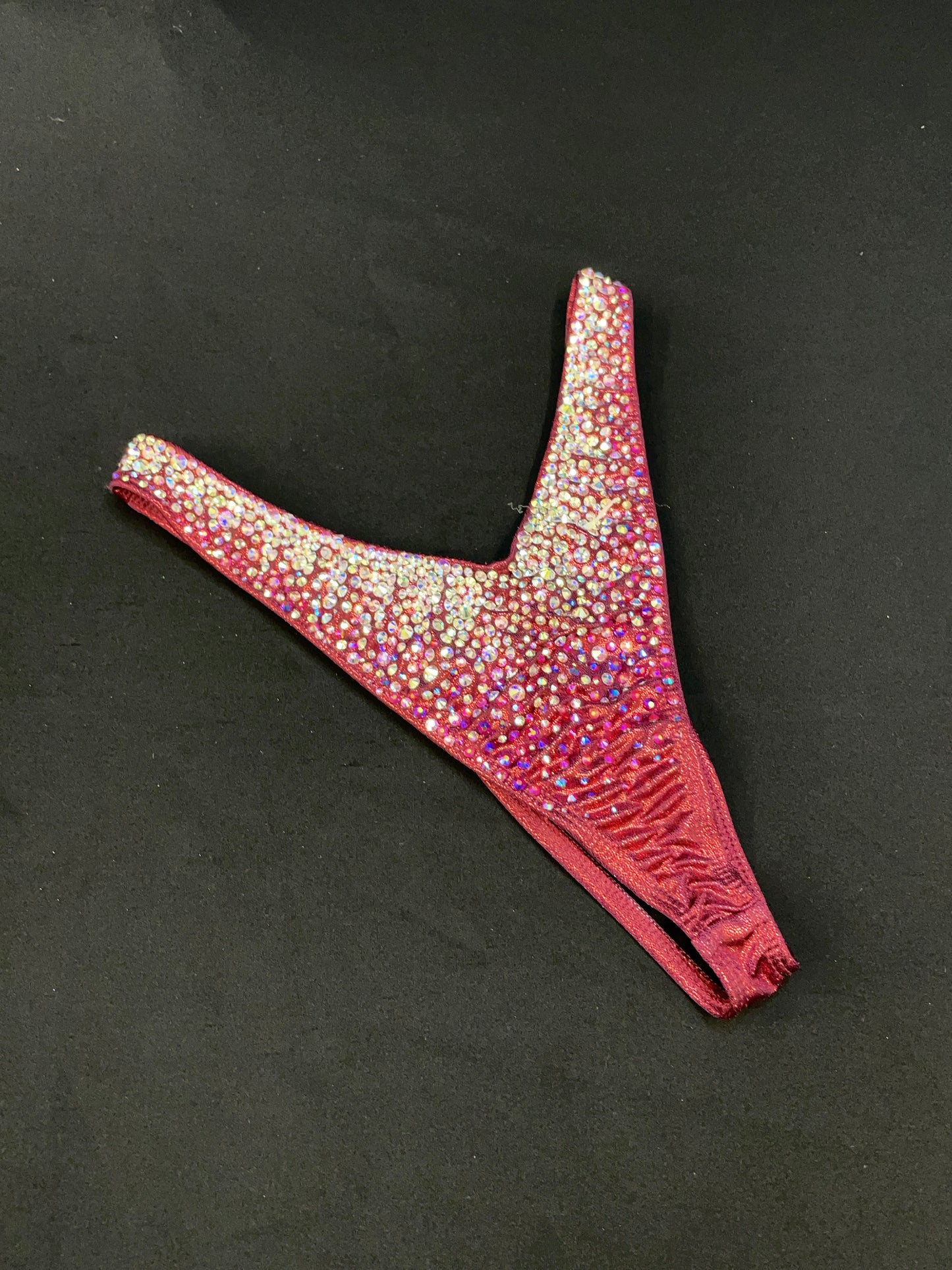 Burgundy AB crystals Bikini (TN470)
