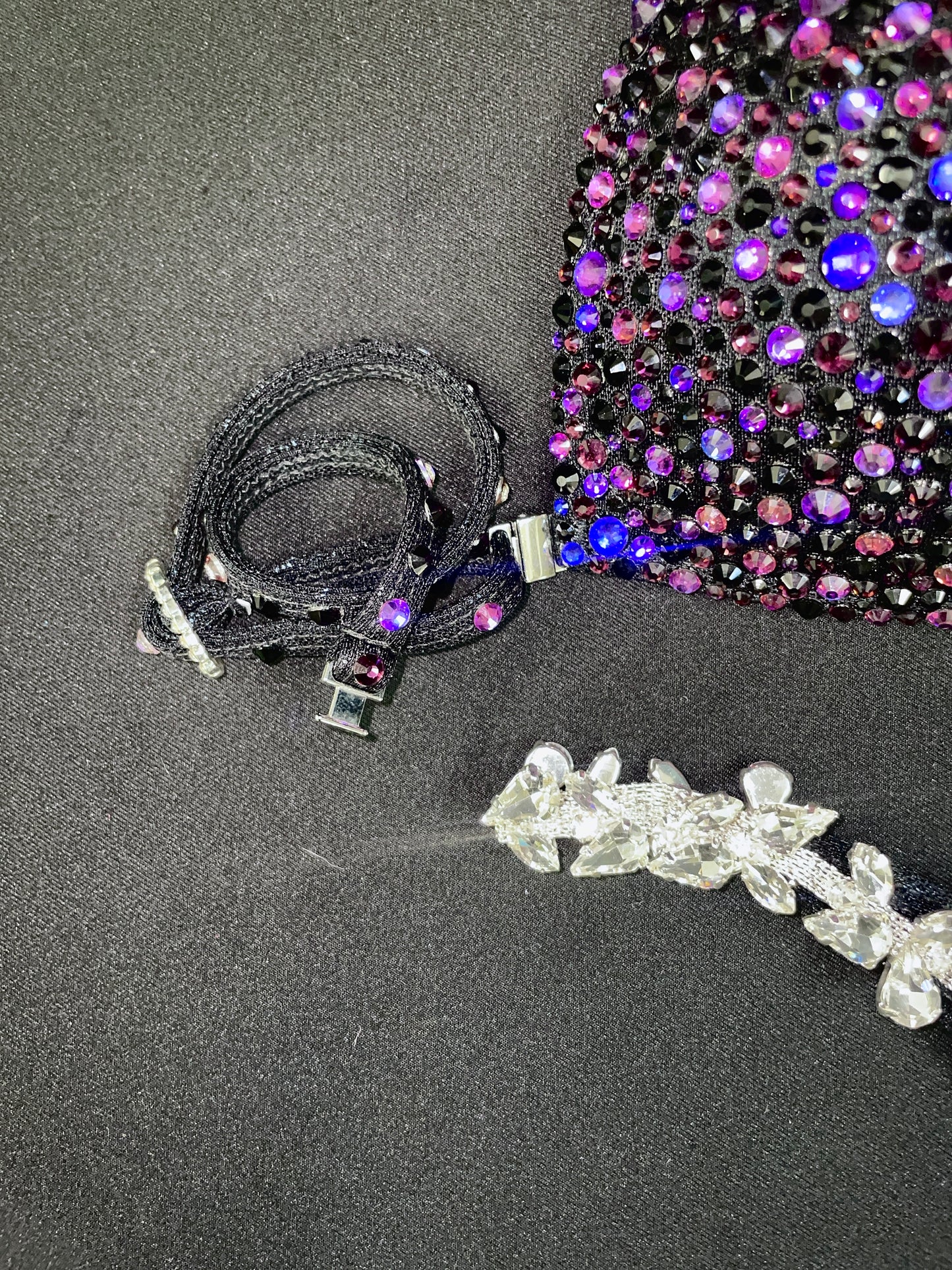 Black Fabric Bikini (TN805)