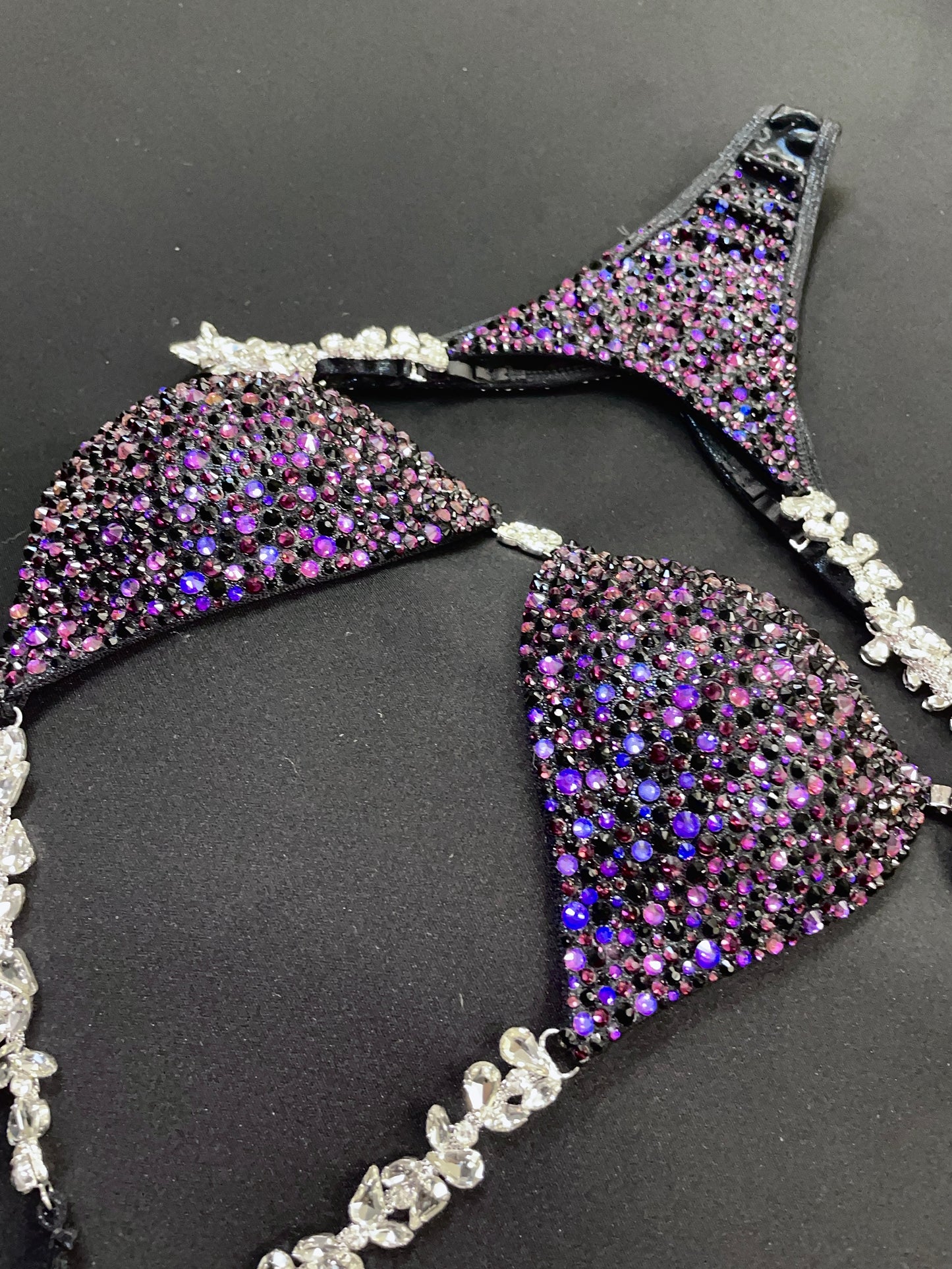 Black Fabric Bikini (TN805)