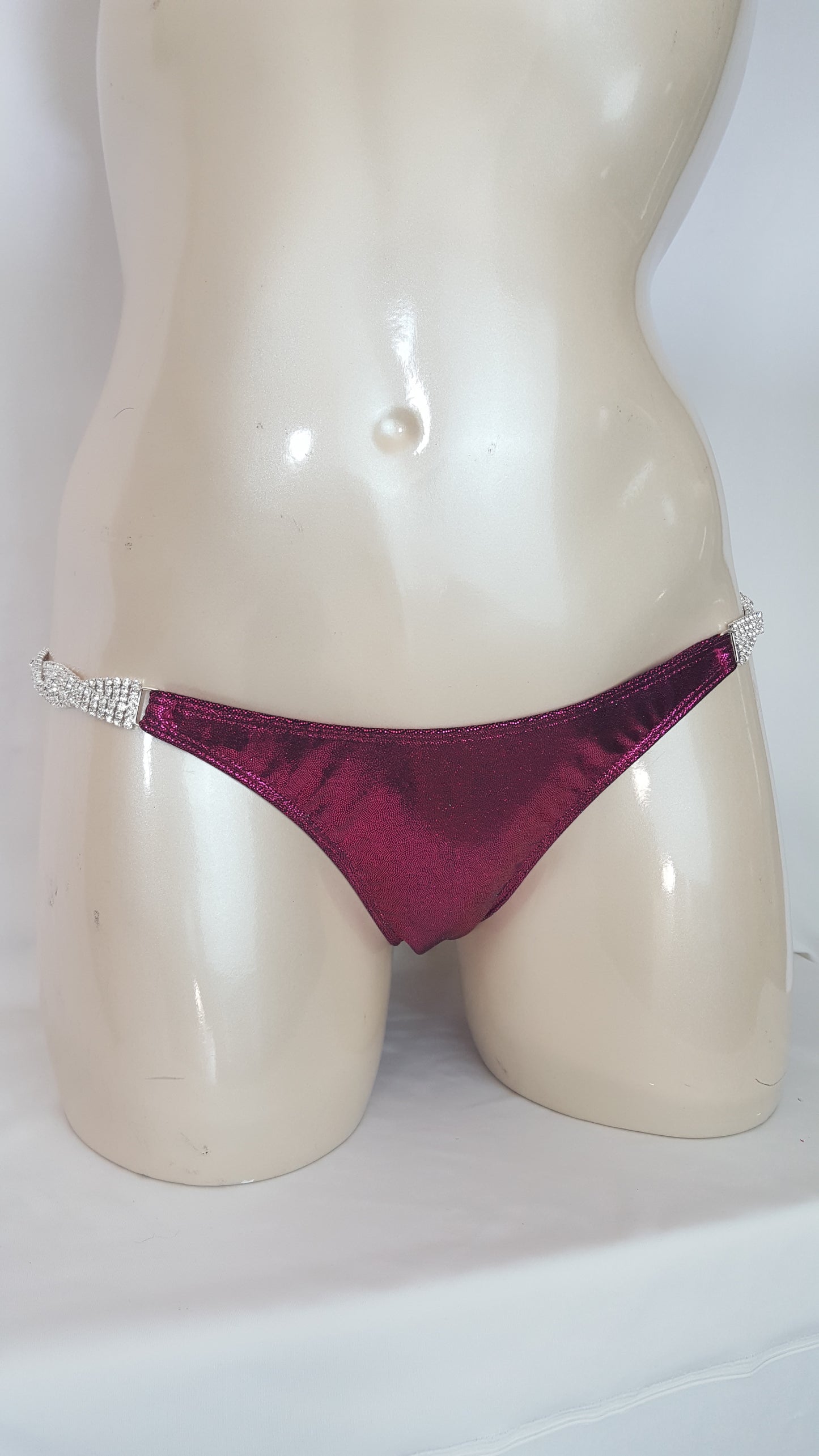 Maroon Posing Suit