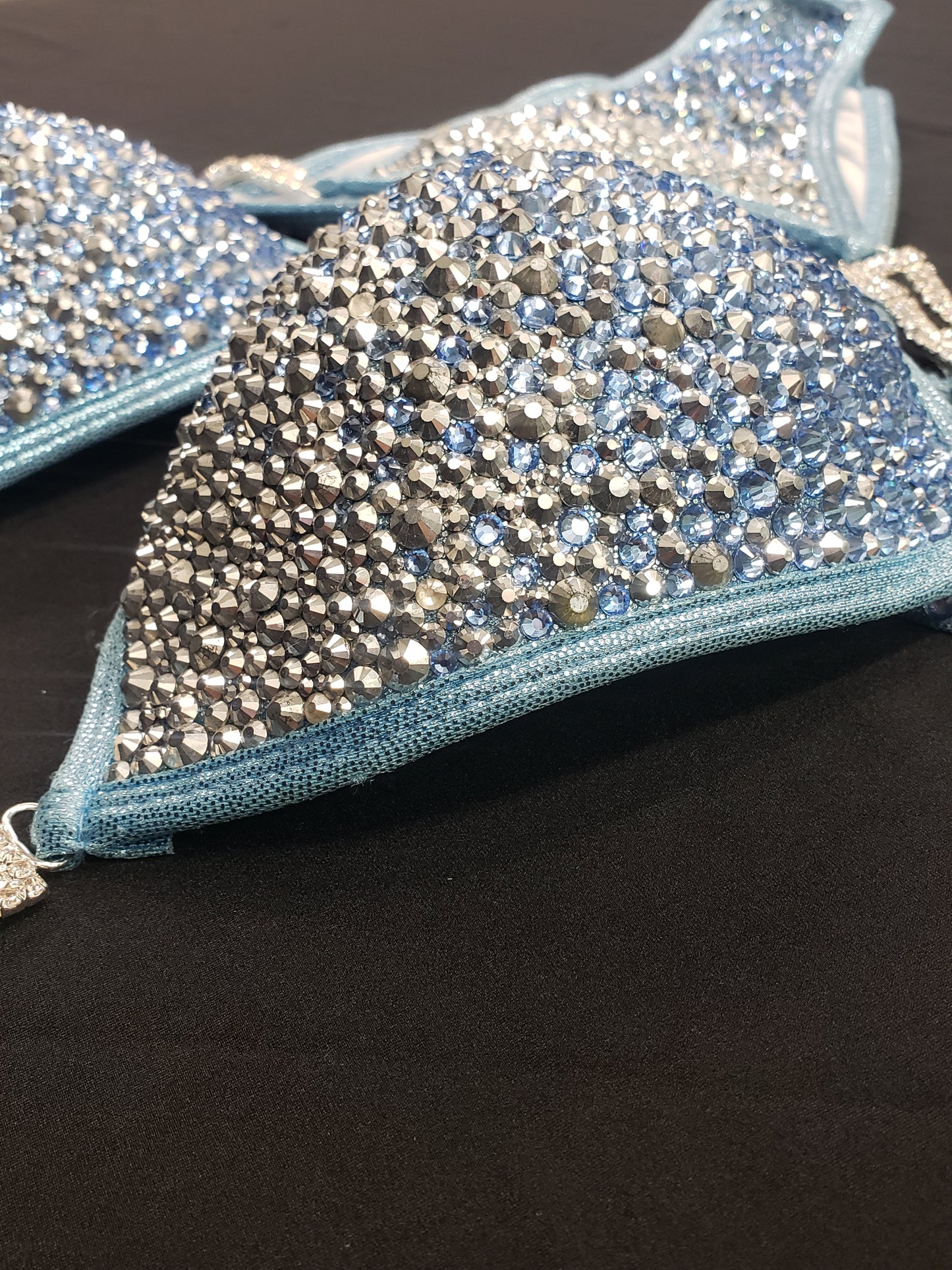 Light Blue Ombre in a fully encrusted design (TN158)