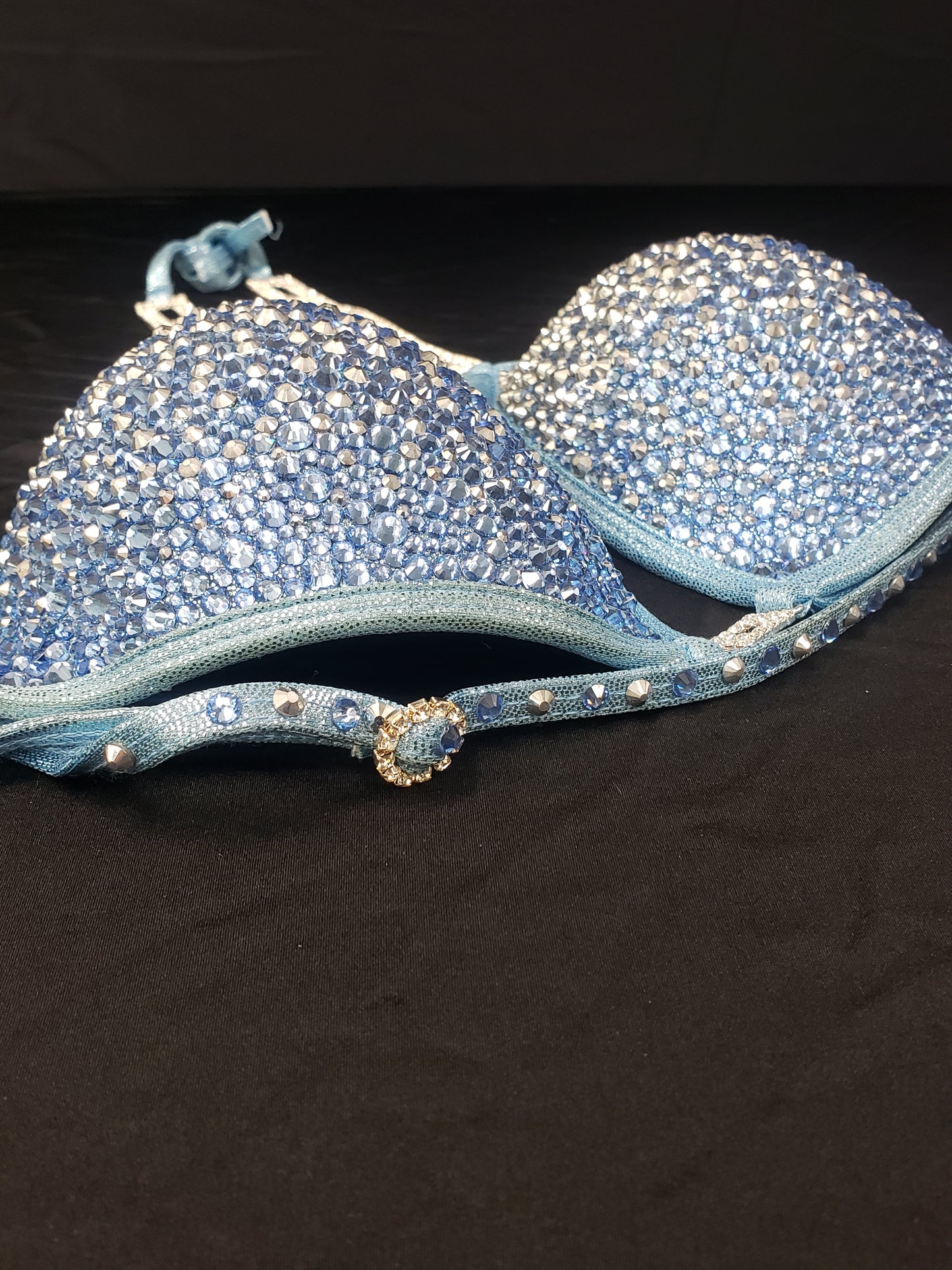 Light Blue Ombre in a fully encrusted design (TN158)