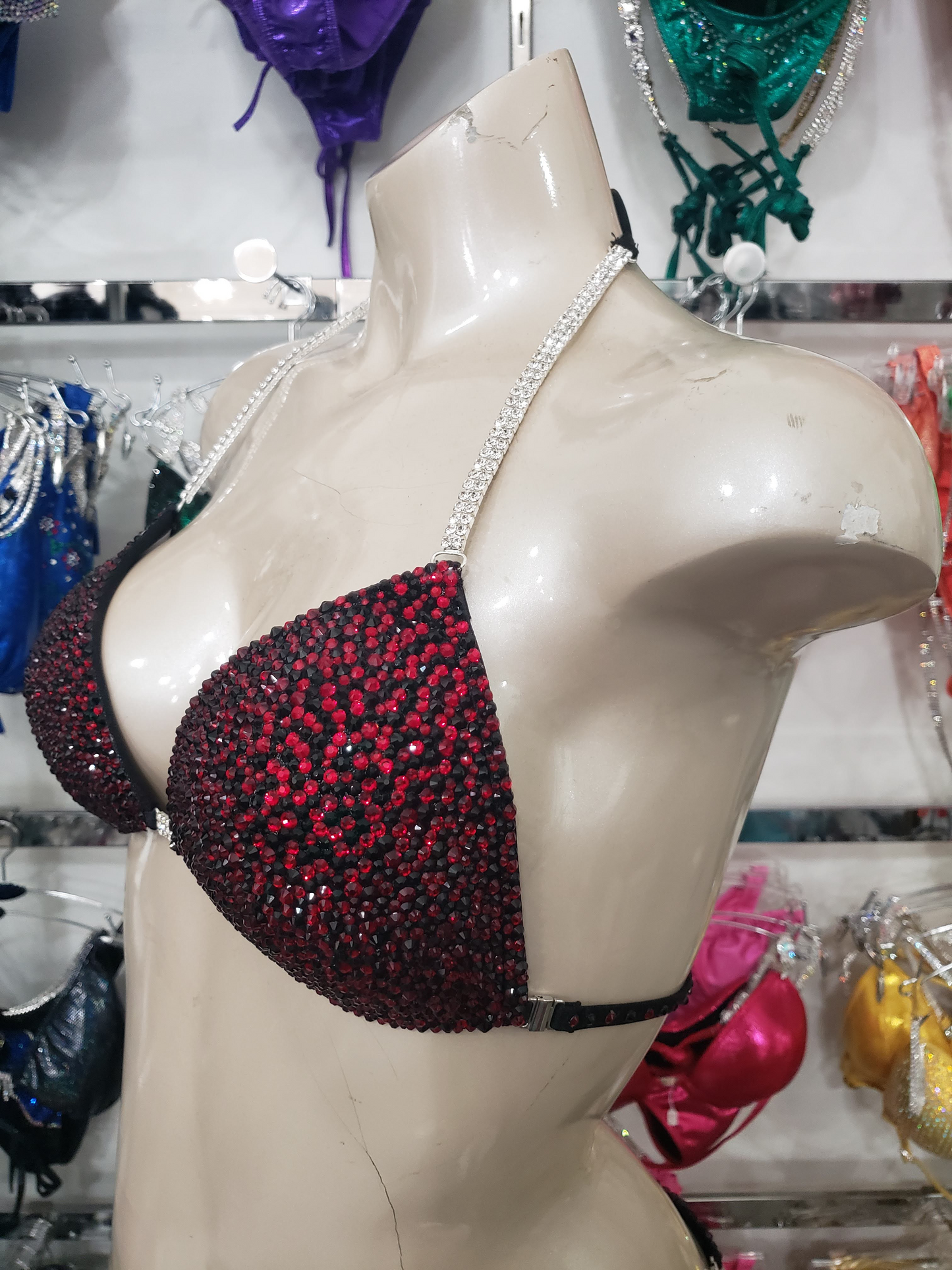 Black and Red Bikini
