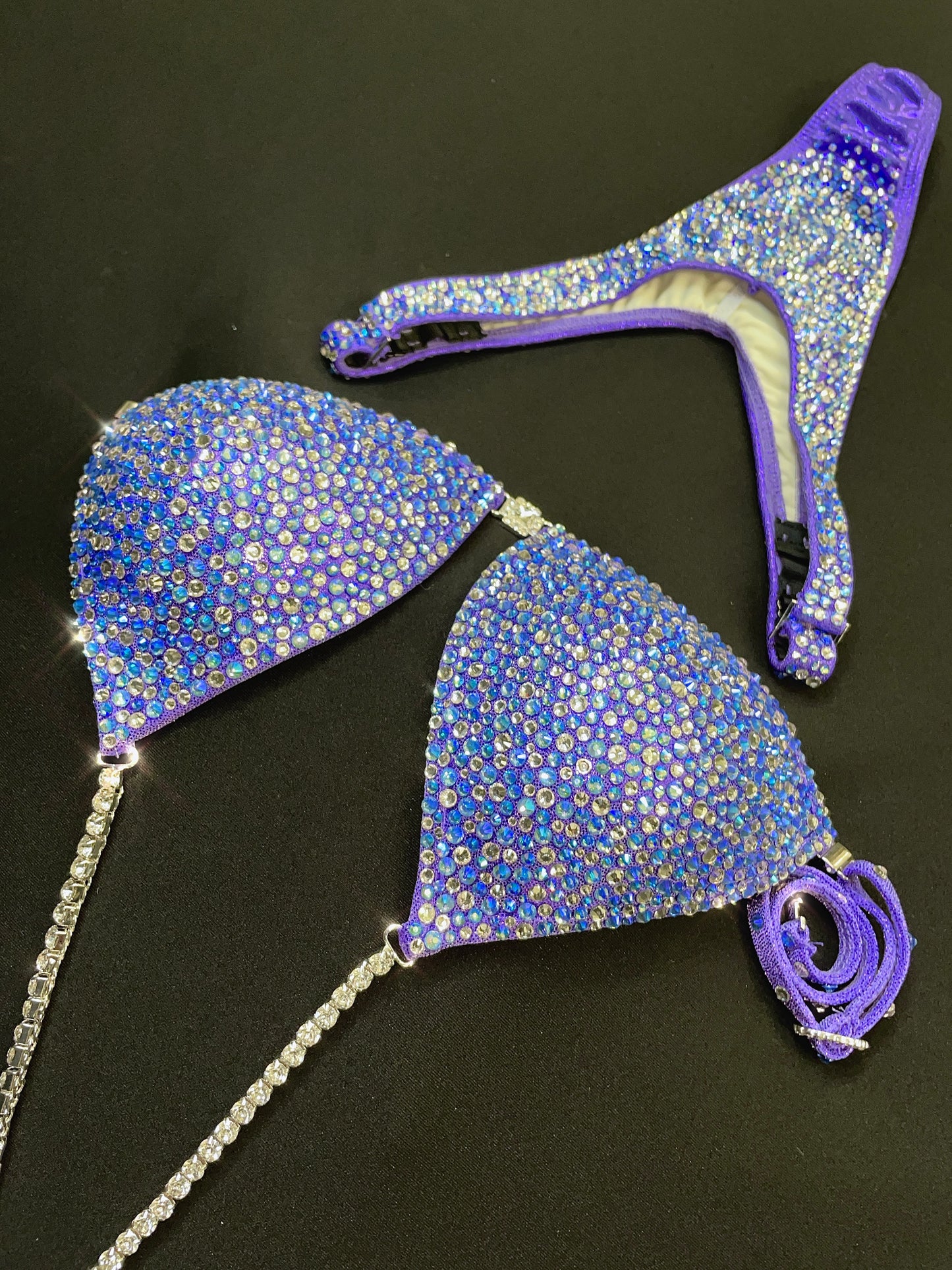 Blue Lavender bikini suit (TN713)