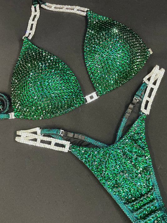 Green Elmerald bikini (TN482