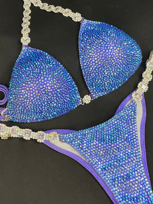 Lavender Saphire Bikini suit (TN749)
