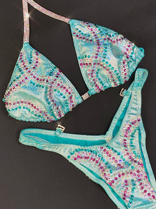 Teal Figure Suit (TN444)