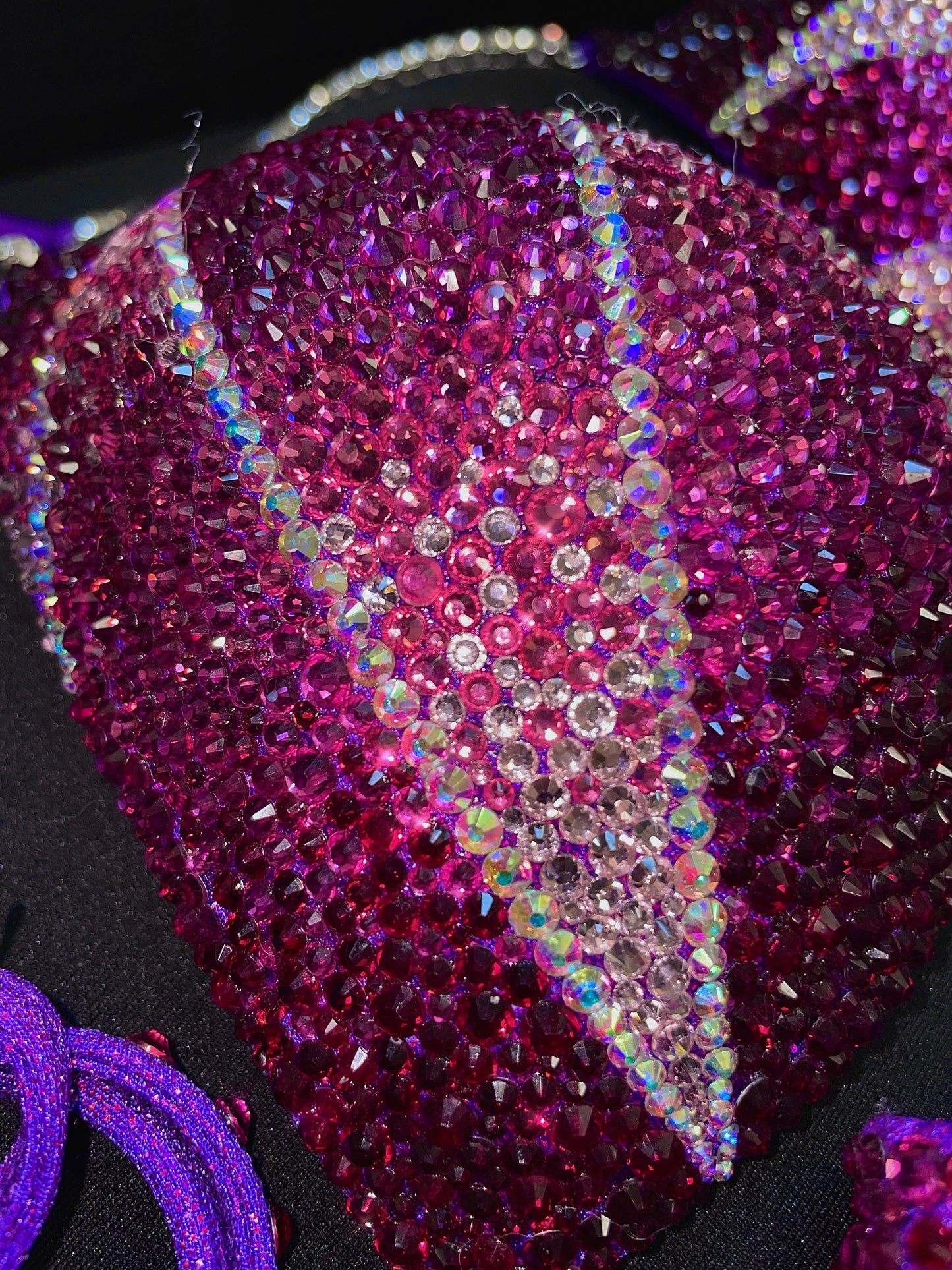 Purple Ombre Figure Suit  (TN078)