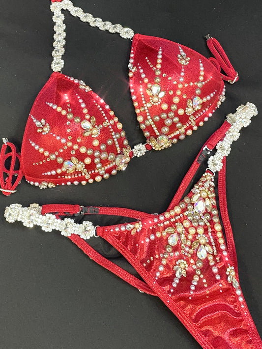 Red DIVA/BIKINI Suit (TN444)
