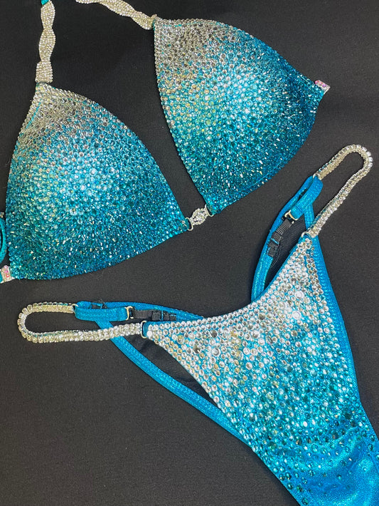 Aqua/Teal Bikini (TN173)