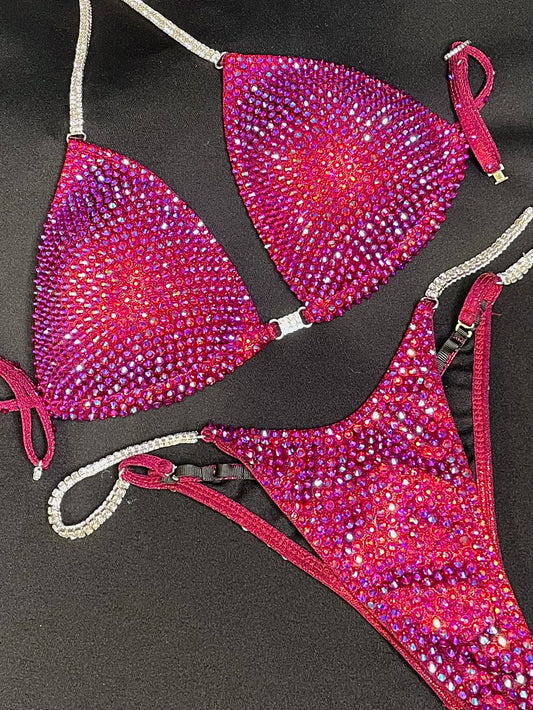 Ruby Red AB Siam Bikini (TN281)