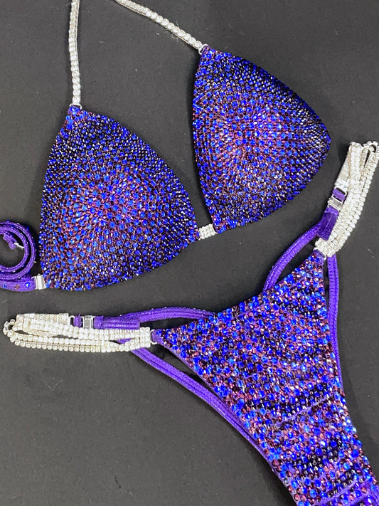 Dark Purple bikini suit (TN748)