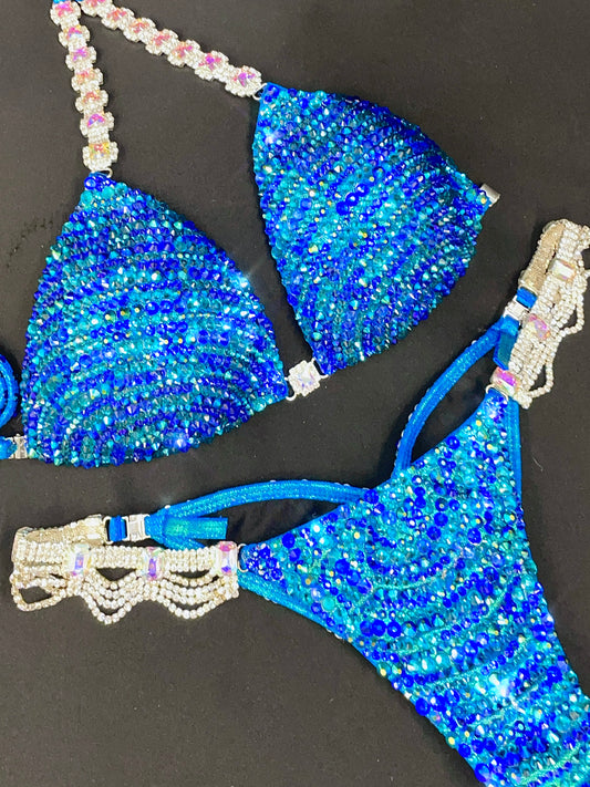 Turquoise/Aqua bikini suit (TN636)