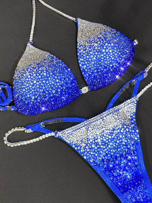 Clear blue bikini suit (TN781)
