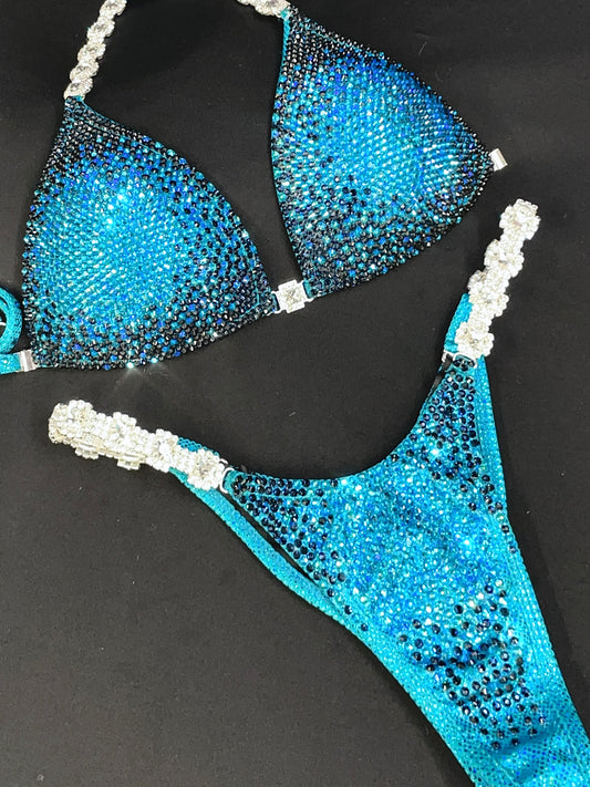 Teal Bikini Suit (TN638)