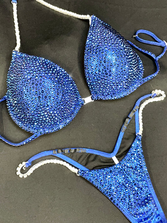 Dark Blue crystal Bikini (TN789)